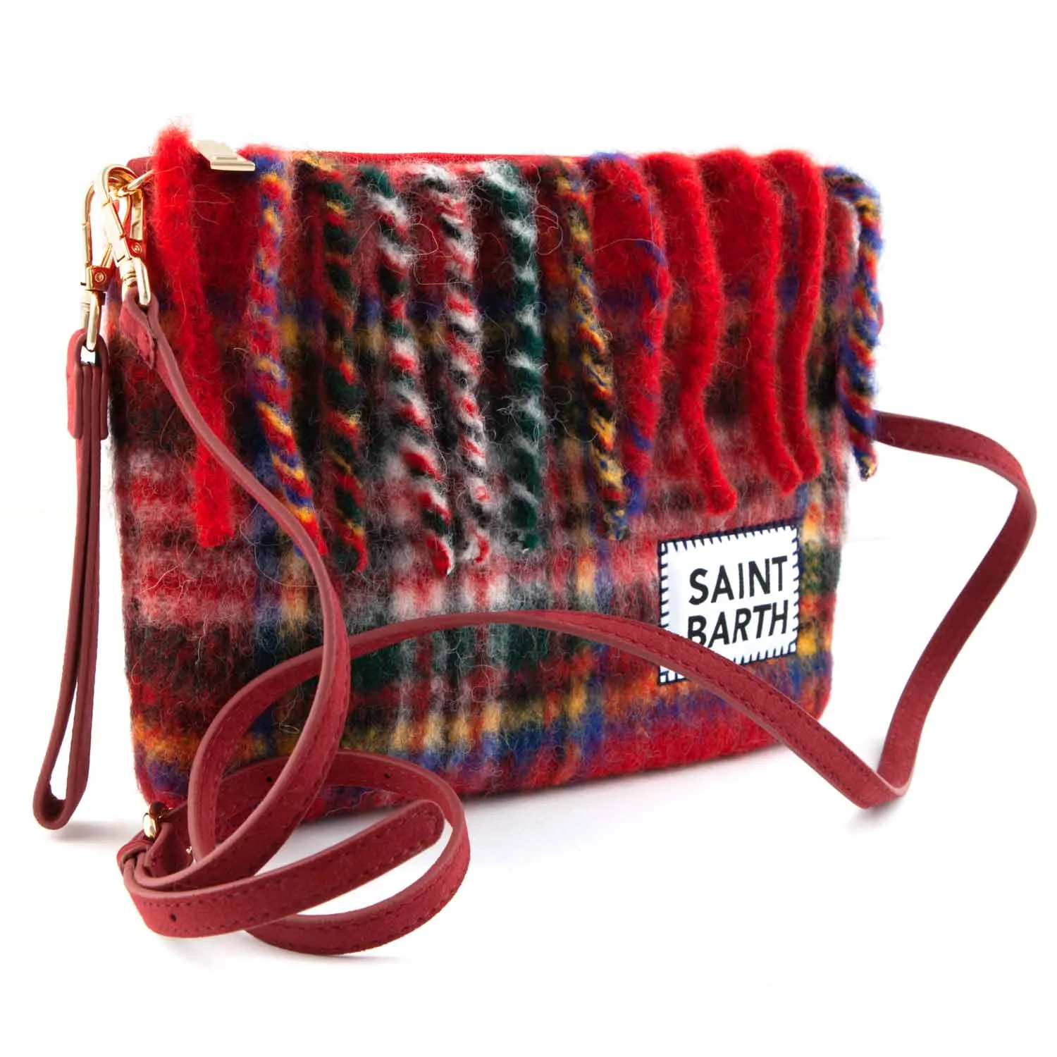 Borsetta Parisienne Tartan Rossa