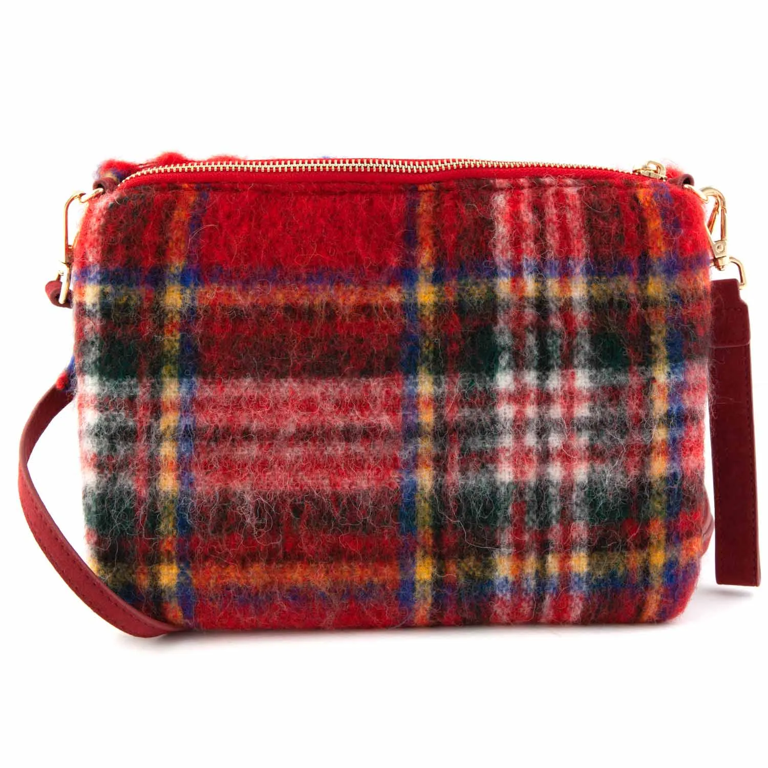 Borsetta Parisienne Tartan Rossa