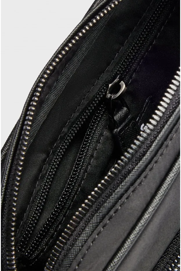 Boss - Hugo Boss Borsa a tracolla con doppio monogramma in metallo