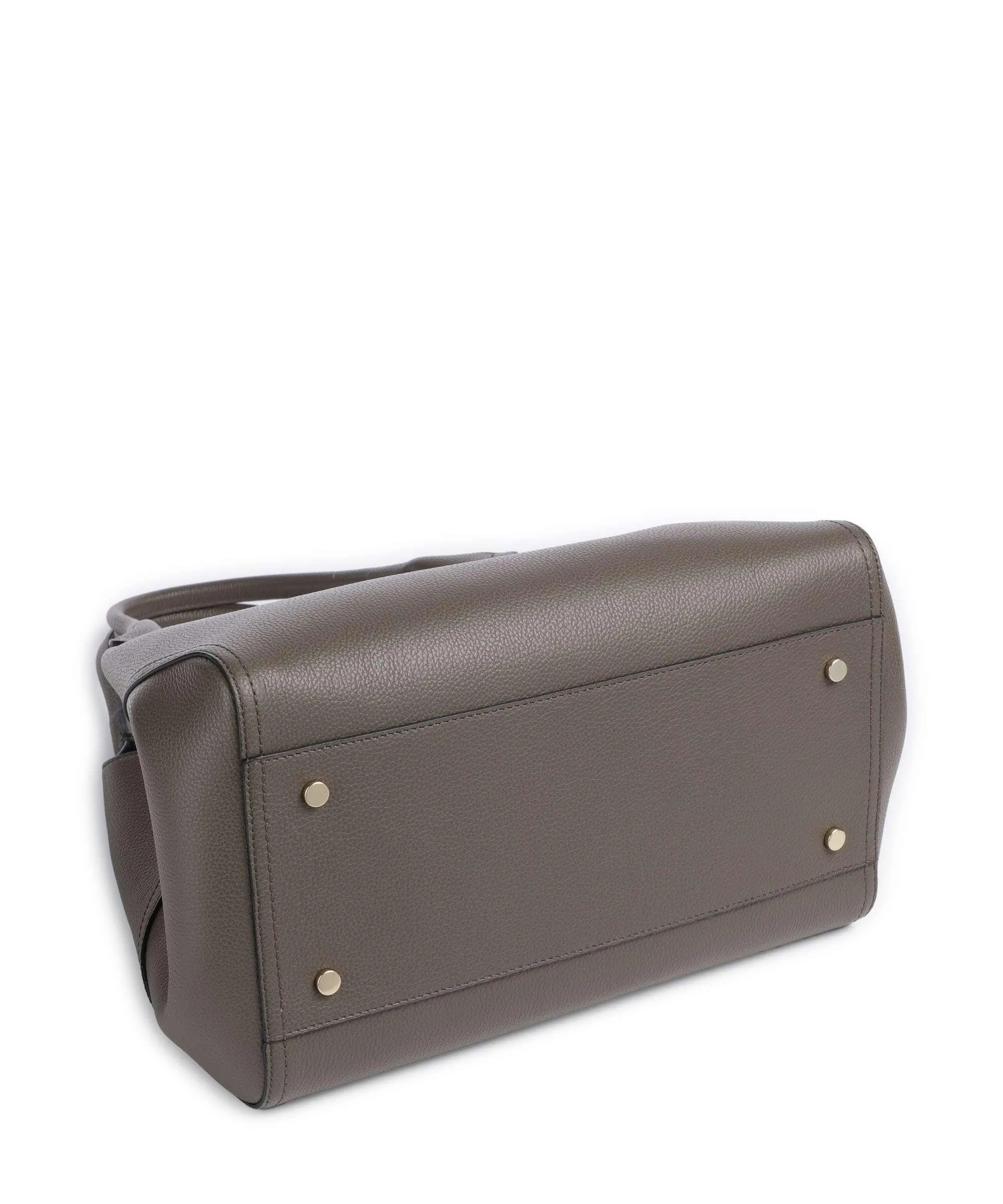  BOSS Lenah Borsa hobo pelle di vacchetta grana taupe  
