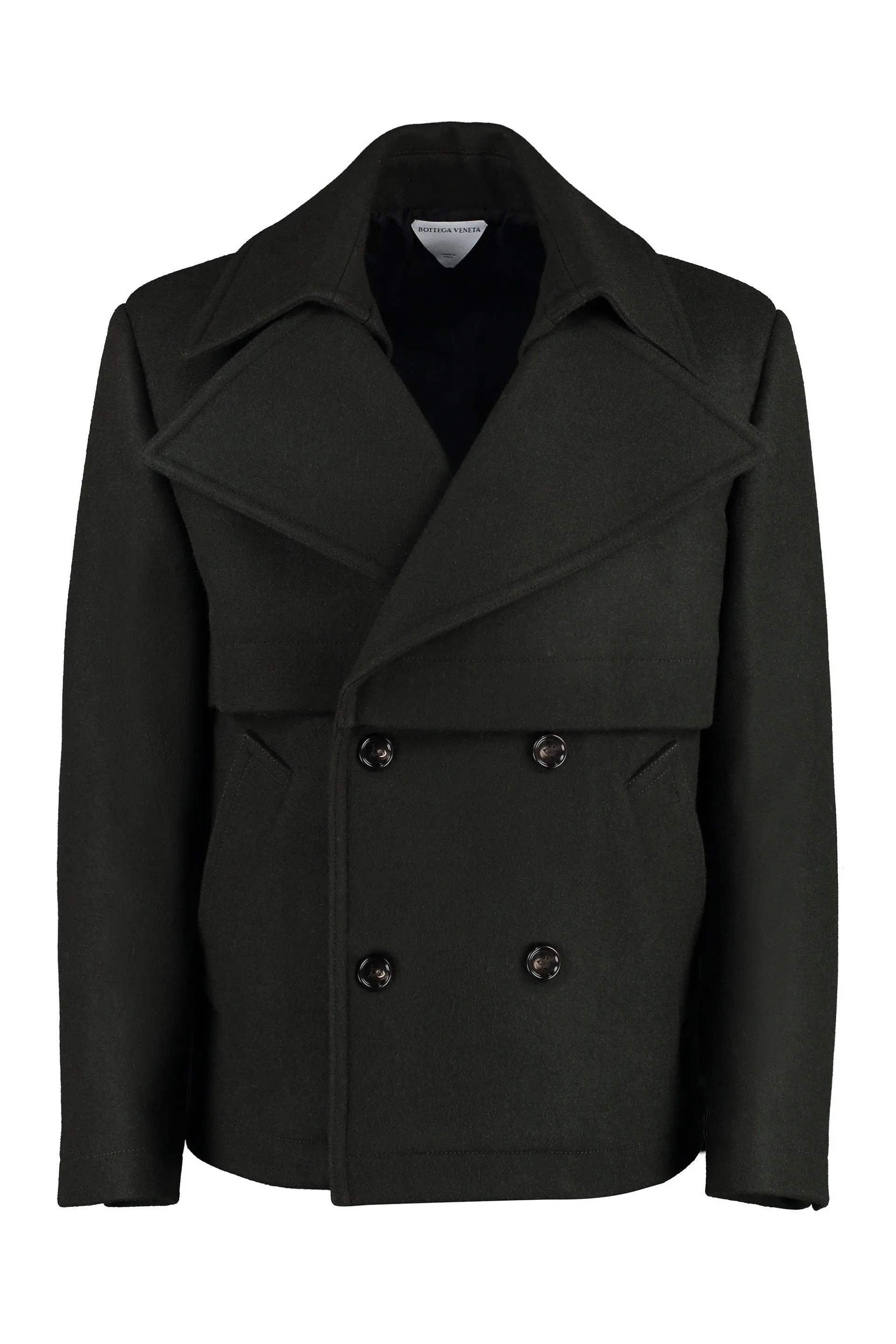 Bottega Veneta Cappotto doppiopetto in lana