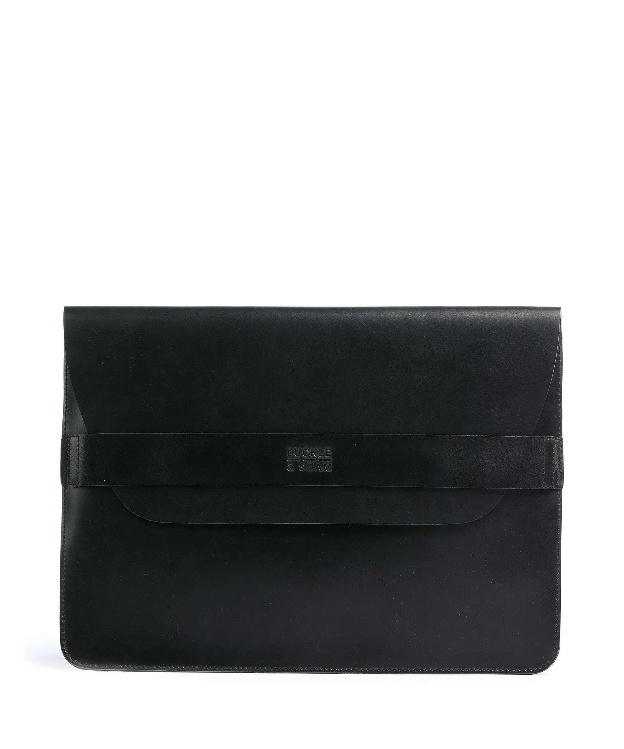  Buckle & Seam Terra Custodia pc 13″ pelle di vacchetta liscia nero  