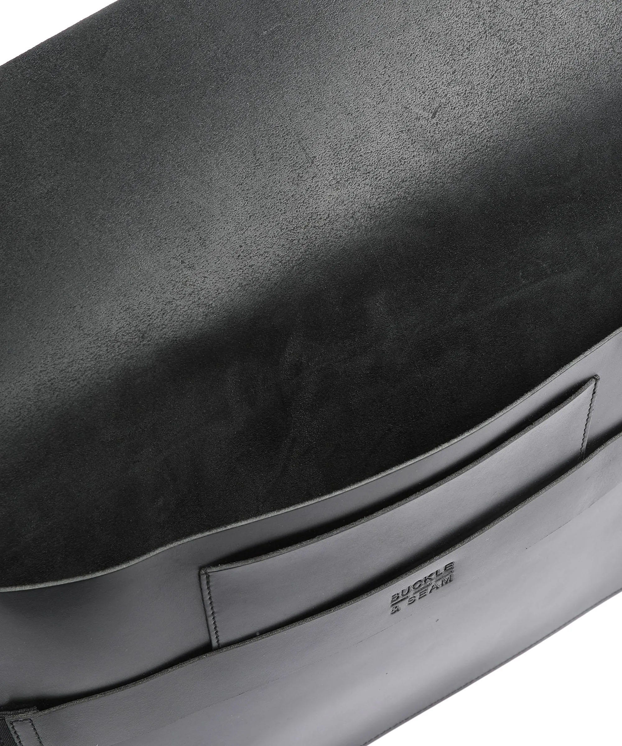  Buckle & Seam Terra Custodia pc 13″ pelle di vacchetta liscia nero  