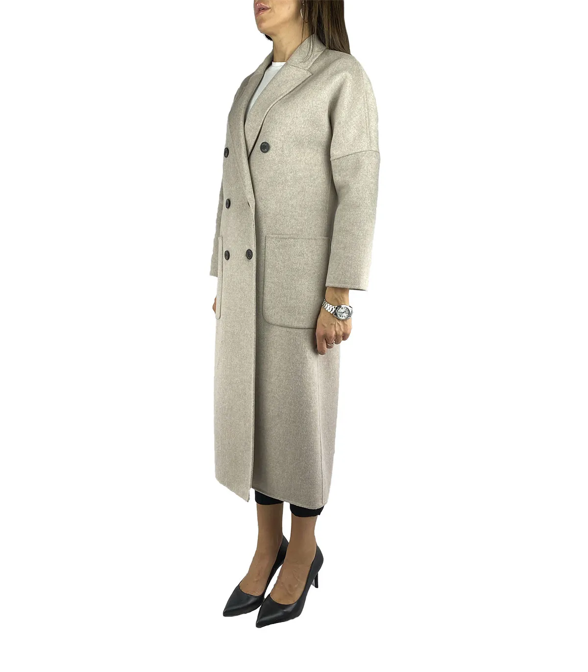 Cappotto doppiopetto Donna Vicolo