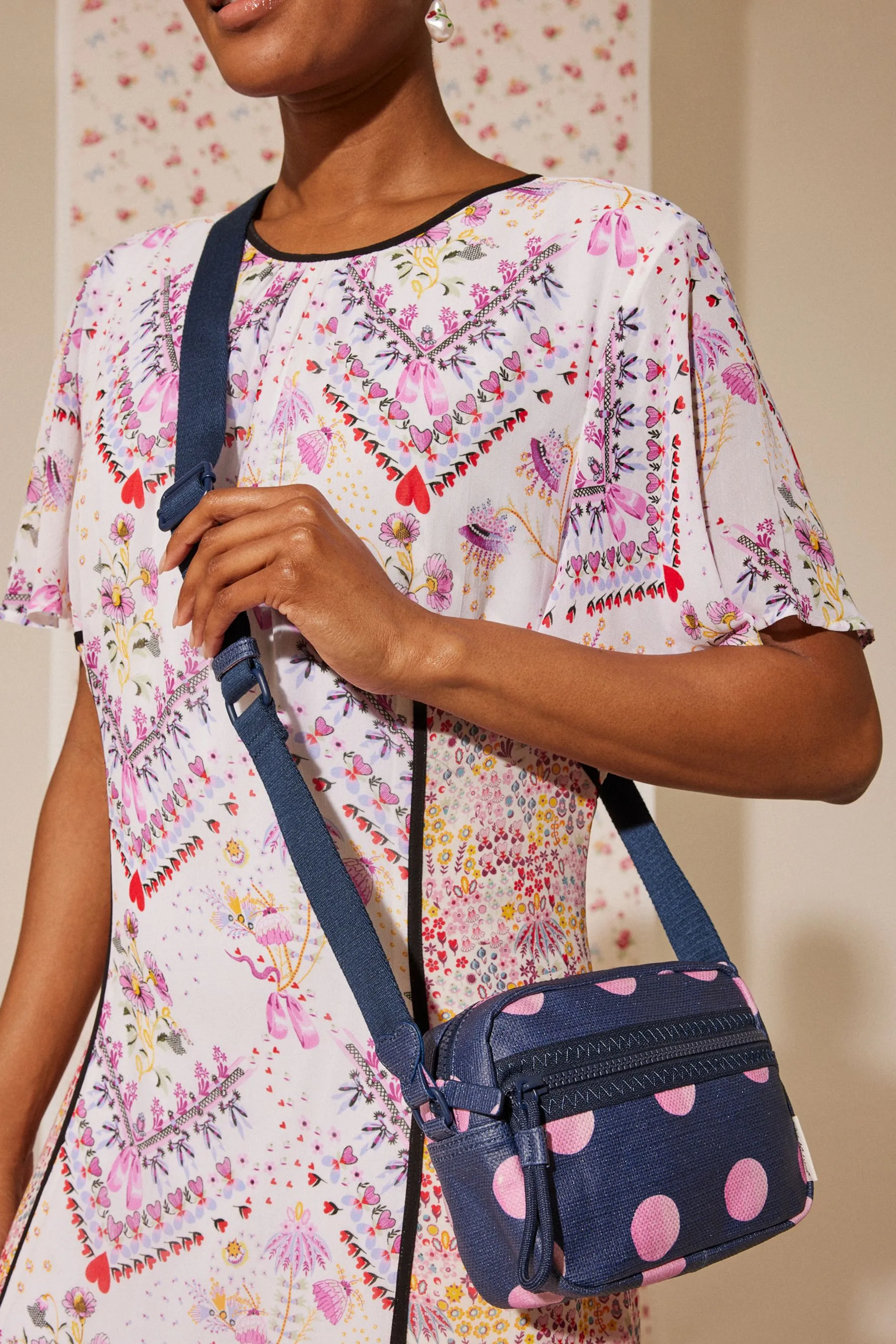 Cath Kidston fotocamera multitasche con tracolla Borsa