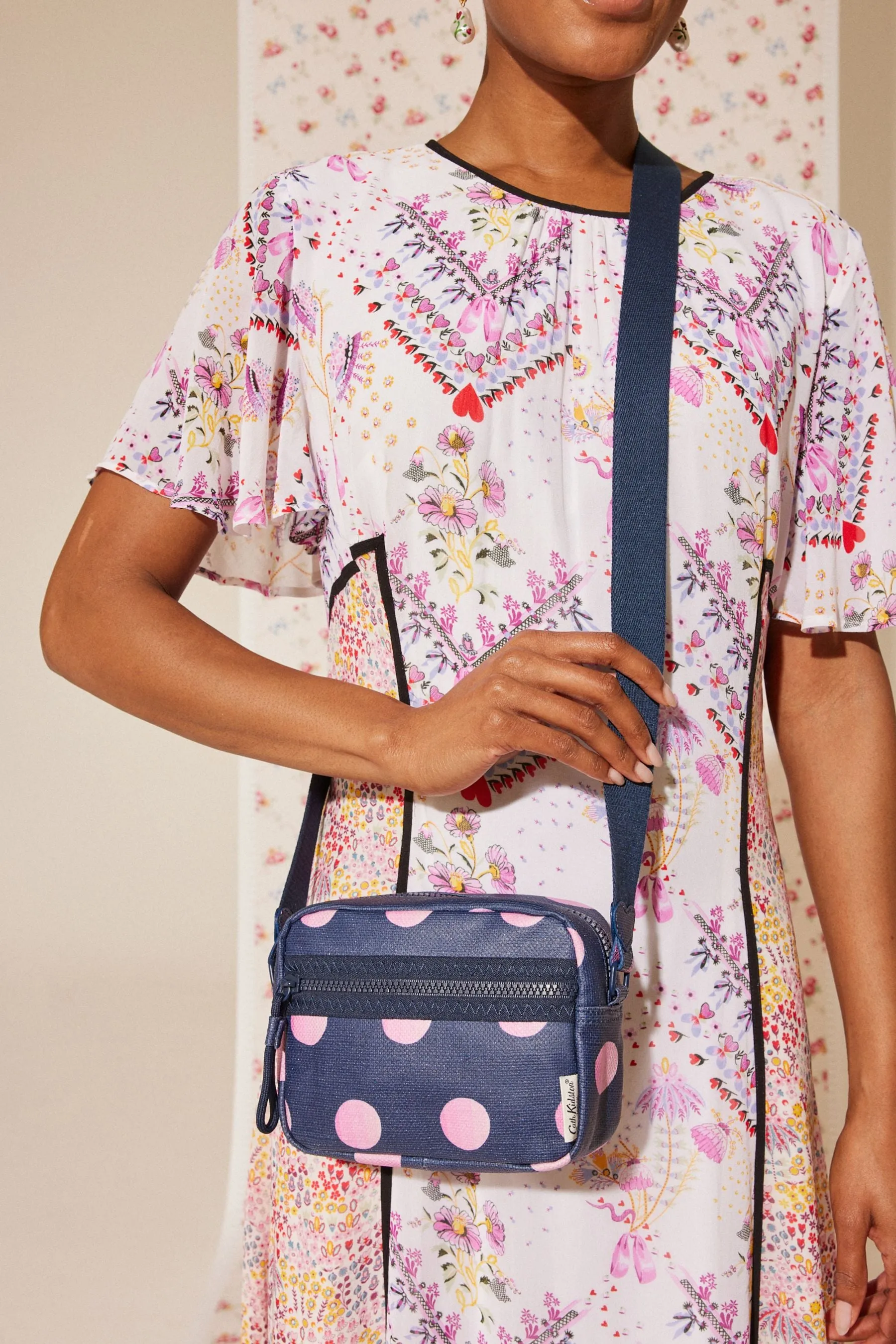 Cath Kidston fotocamera multitasche con tracolla Borsa
