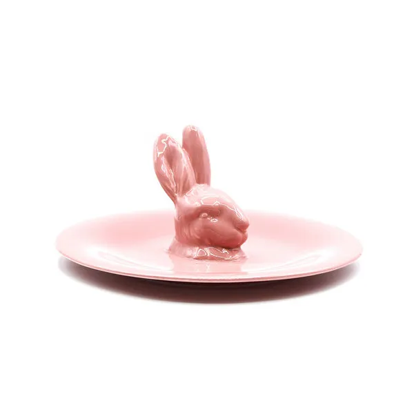 Ceramiche Rebirth Piatto Peter, rosa lucido
