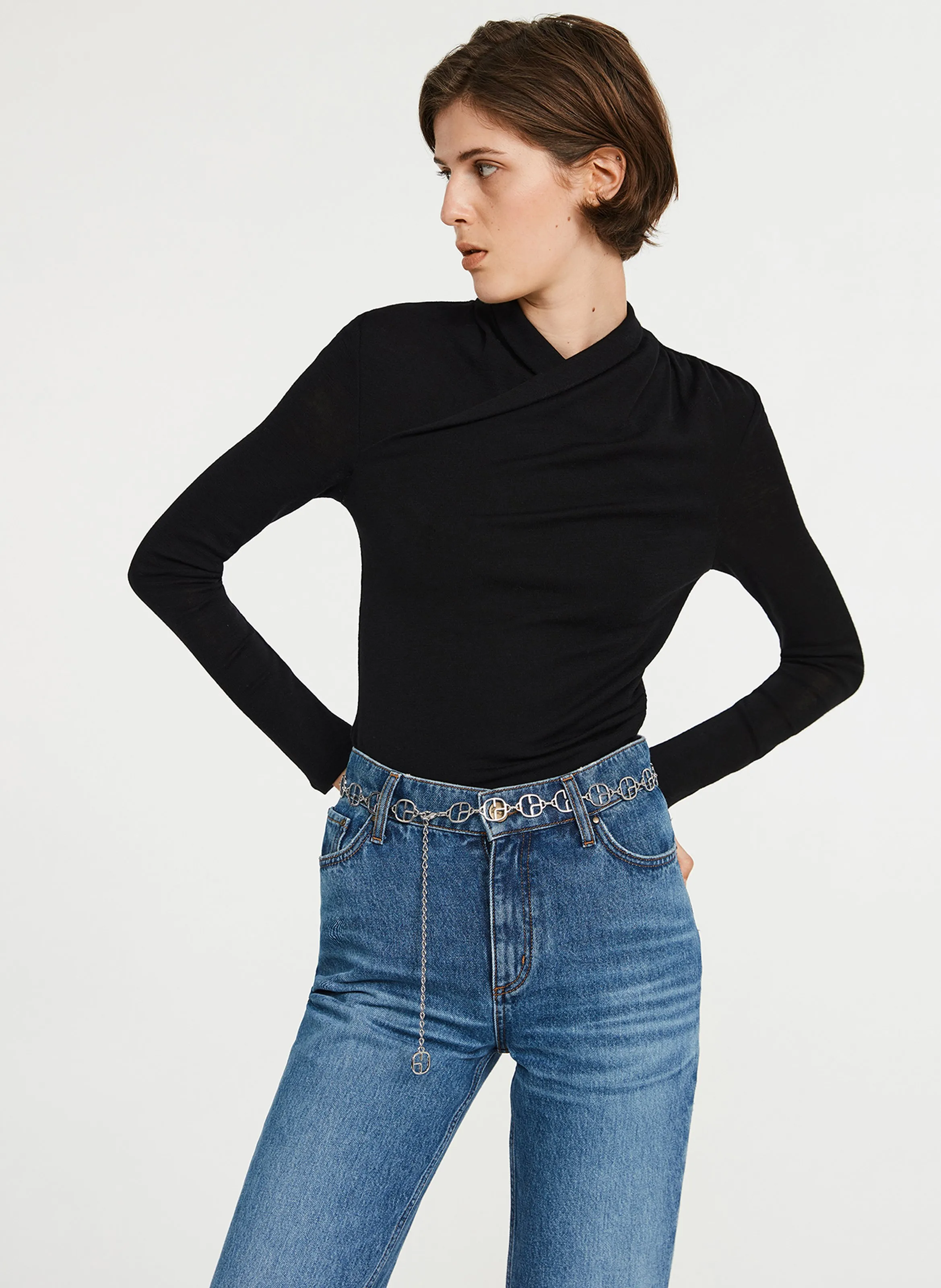  CLAUDIE PIERLOT   Cintura a catena regolabile | Argento 
