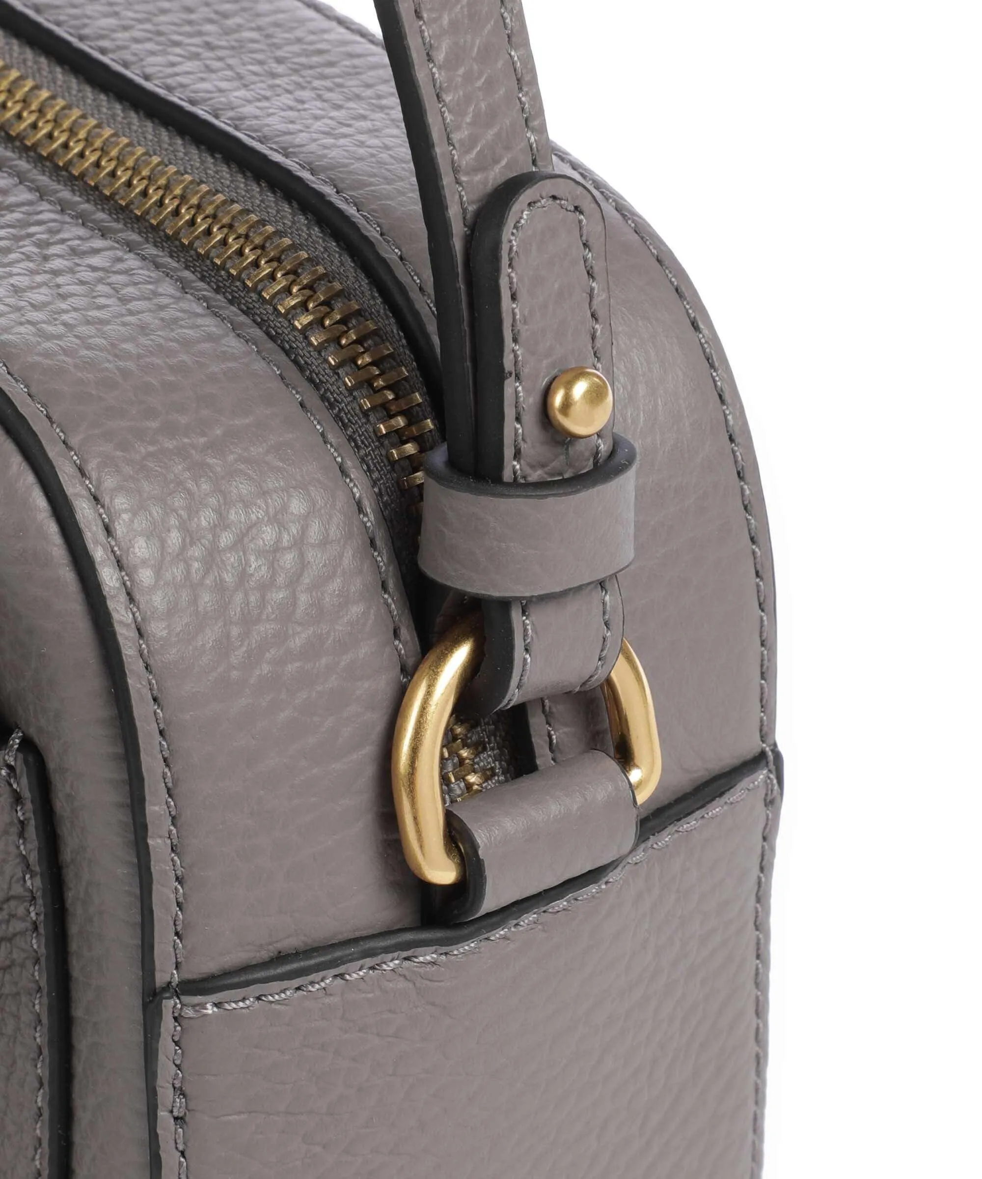  Coccinelle Beat Soft Borsa a tracolla pelle di vacchetta grana grigio  