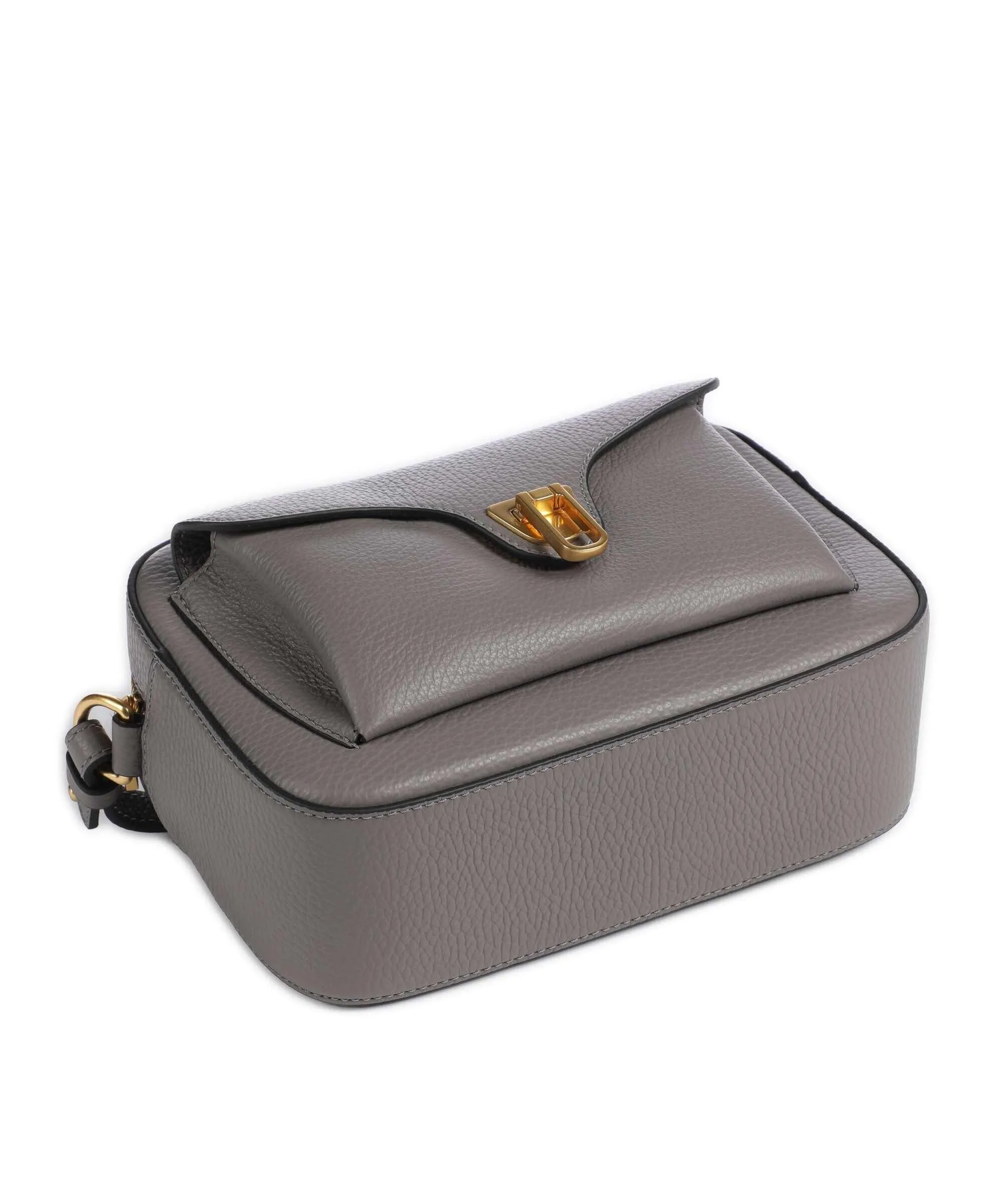  Coccinelle Beat Soft Borsa a tracolla pelle di vacchetta grana grigio  