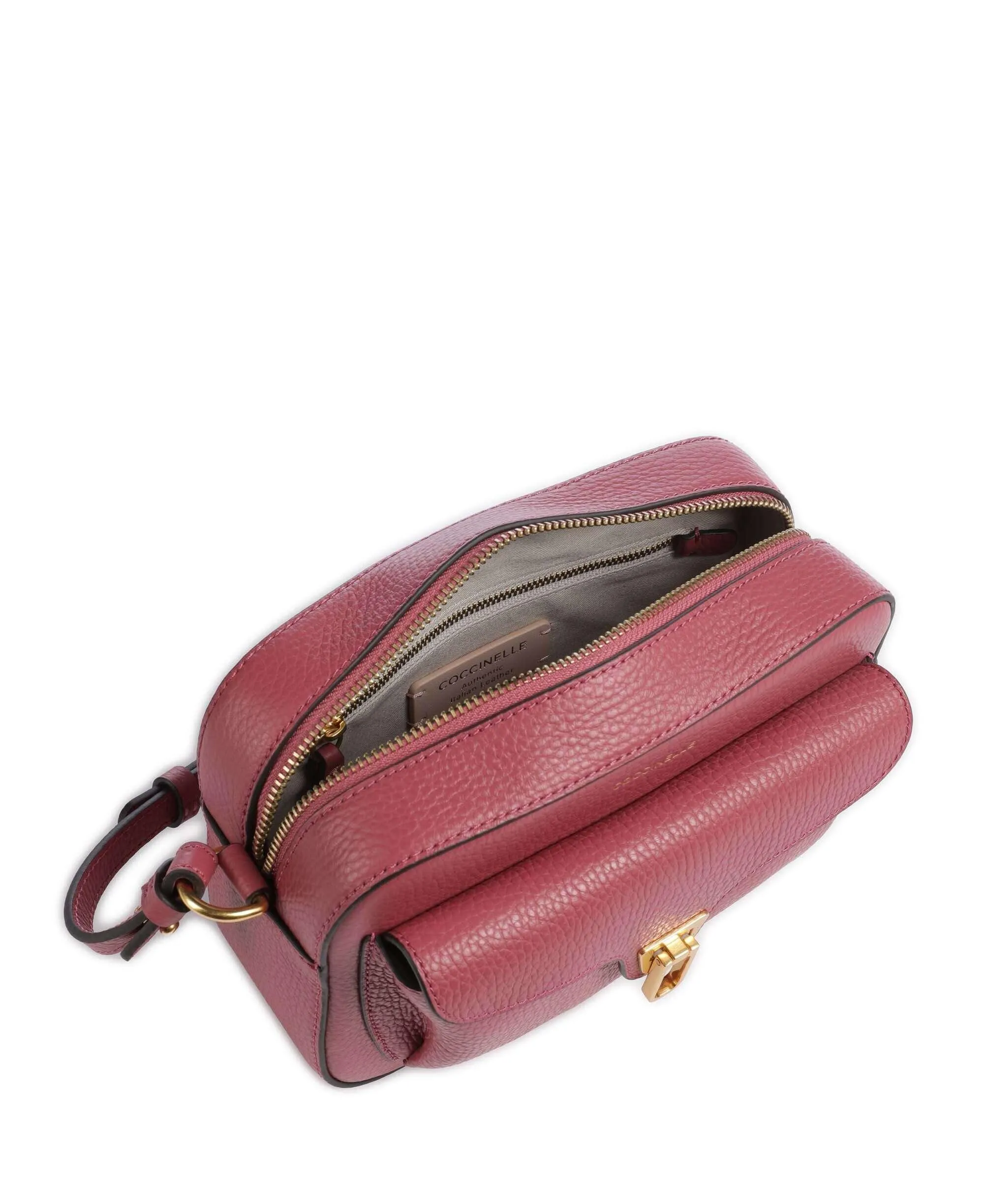  Coccinelle Beat Soft Borsa a tracolla pelle di vacchetta grana rosa antico  
