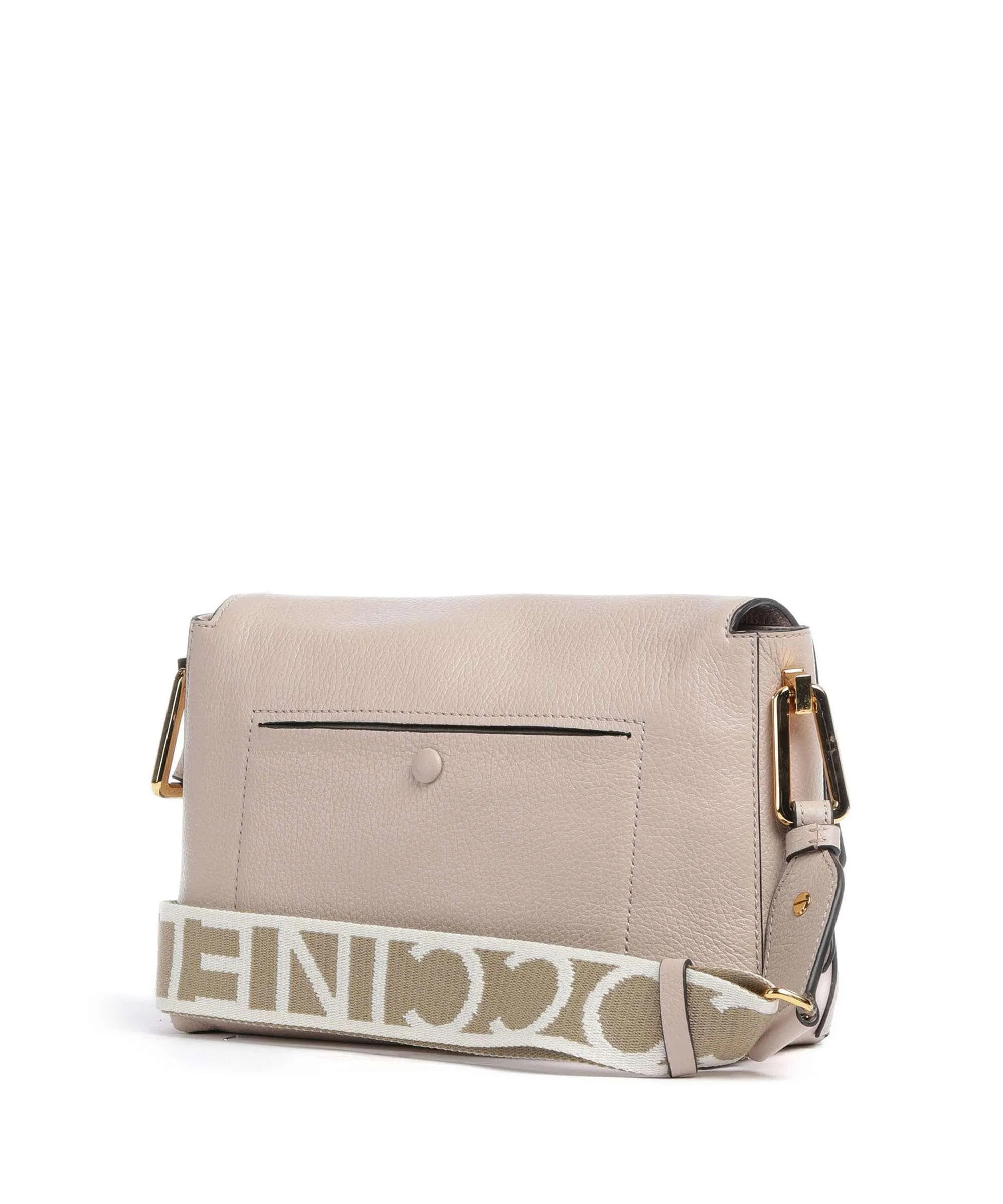  Coccinelle Liya Signature Borsa a tracolla pelle di vacchetta grana nude  