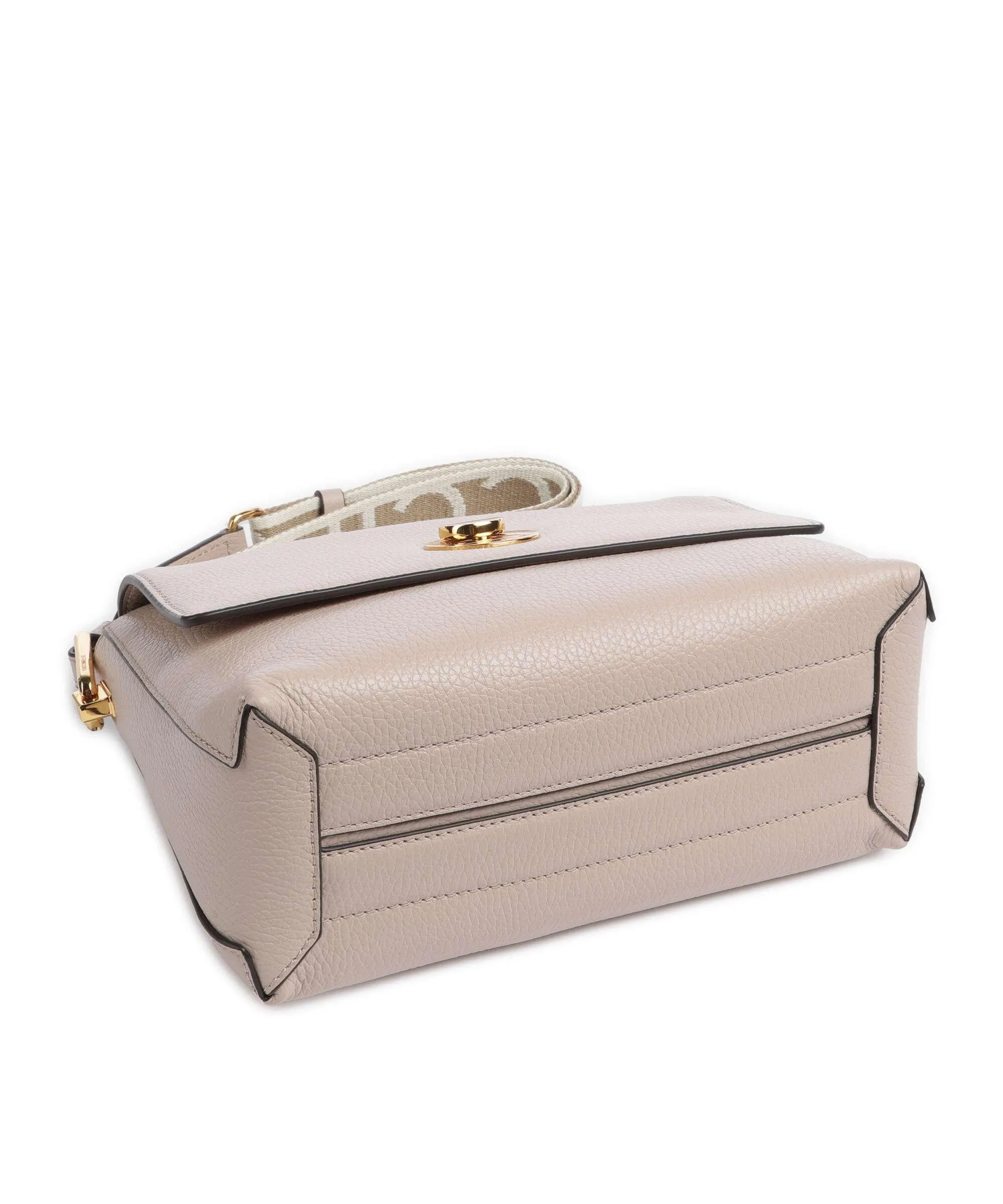  Coccinelle Liya Signature Borsa a tracolla pelle di vacchetta grana nude  