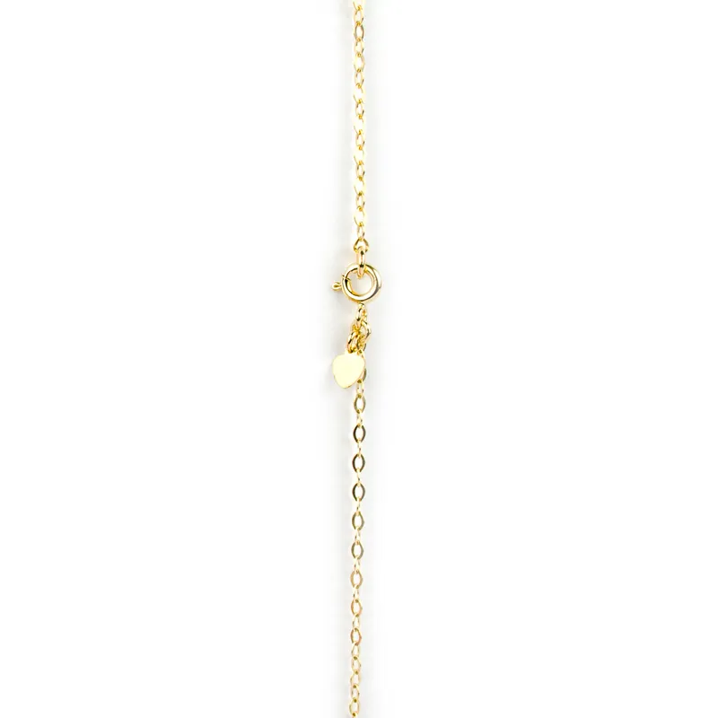 Collana girocollo a Y in oro giallo e perle
