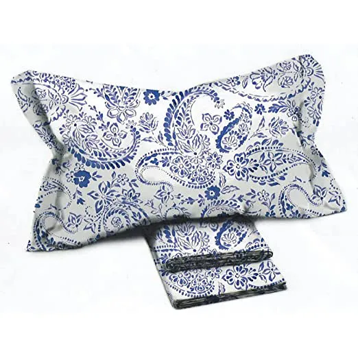 Completo Letto Matrimoniale Percalle di Cotone Enrico Coveri Ceramica