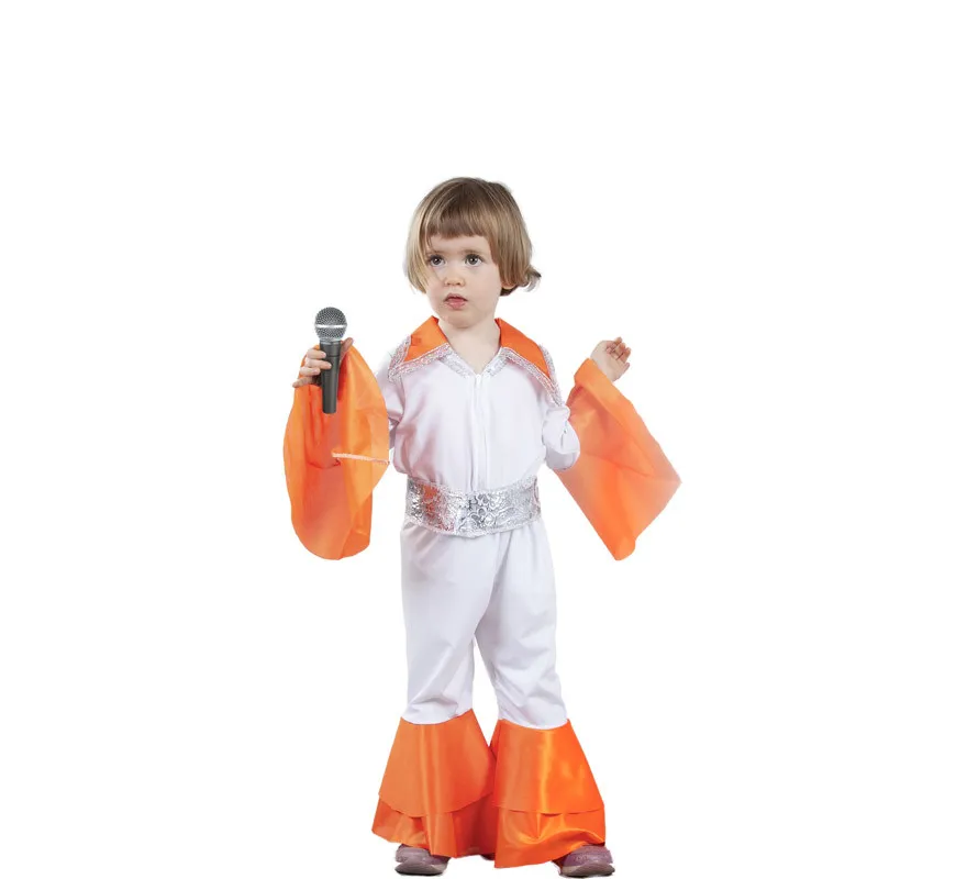 Costume da cantante di gruppo pop per bebè e bambina