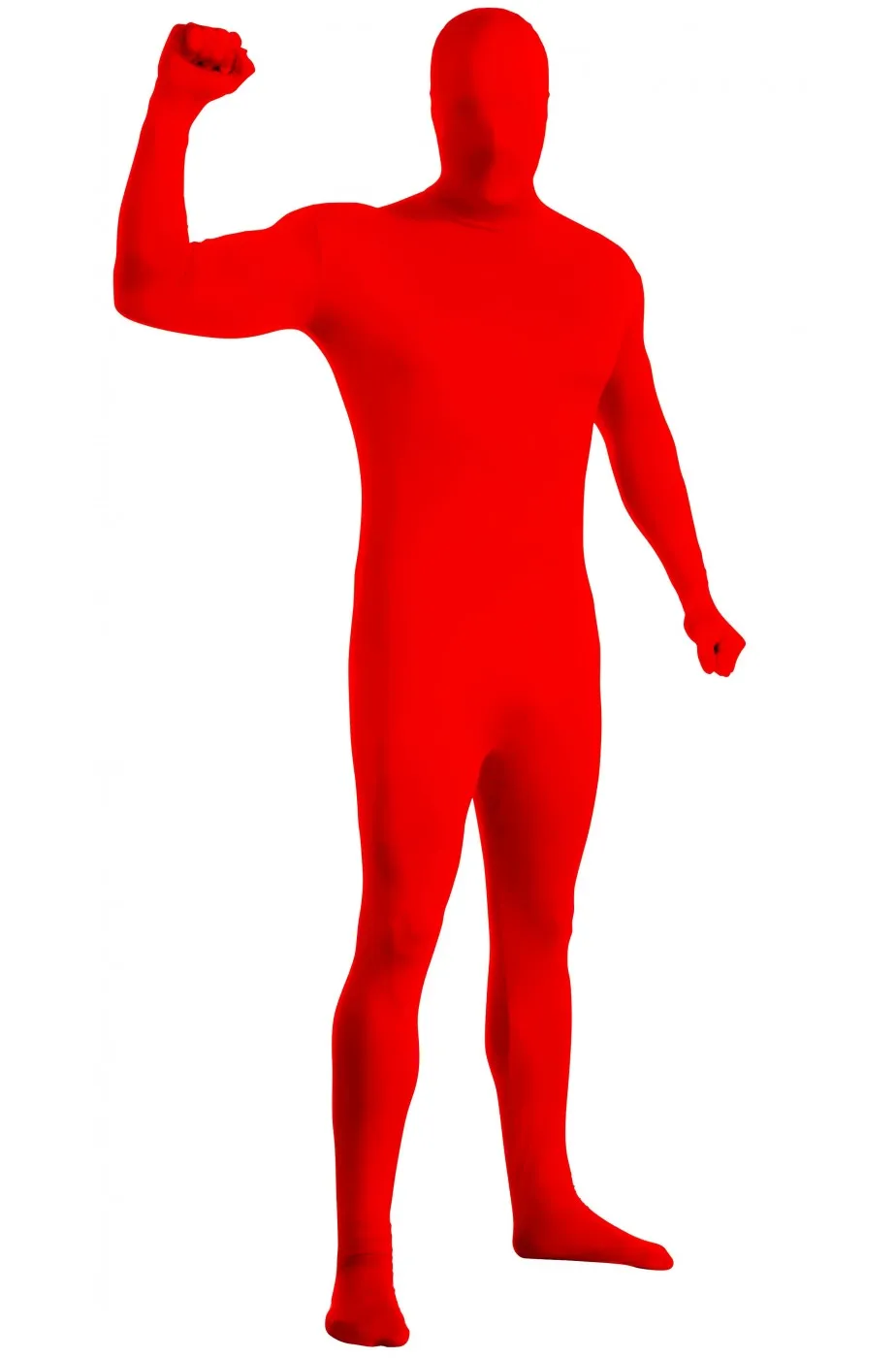 Costume tuta rossa 2nd skin aderente.  Qualita' superiore