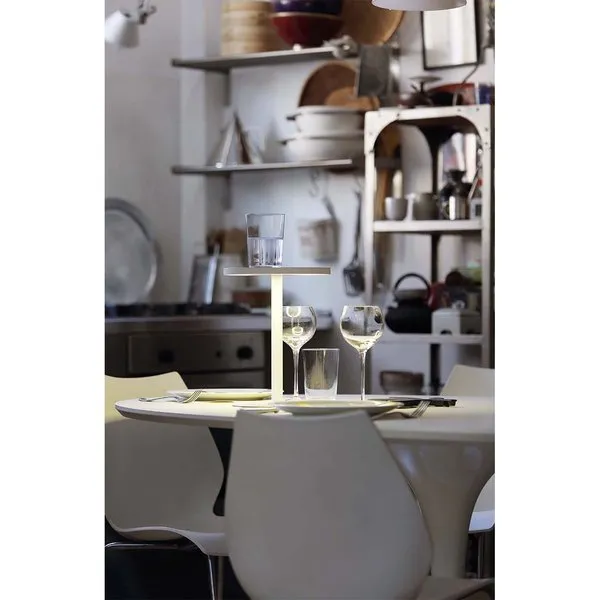 Covo COVO Lampada da tavolo wireless Edvige, bianco