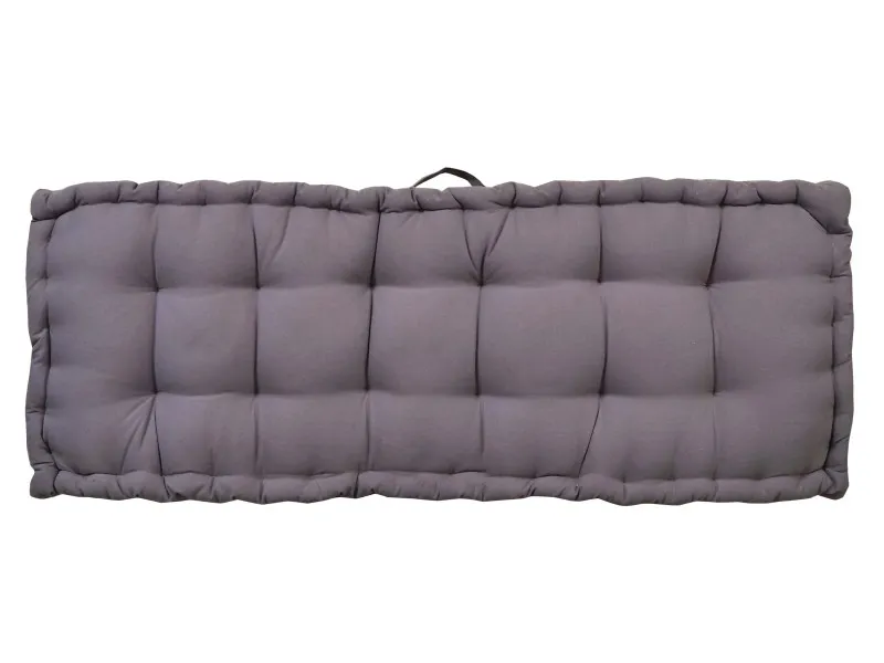 Cuscino da pavimento Futon colore grigio 40x120 cm