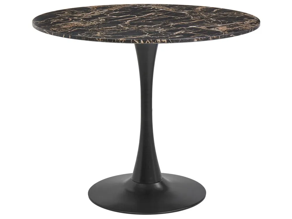 Dining Table BOCA Black/ Gold 90 cm 90 cm