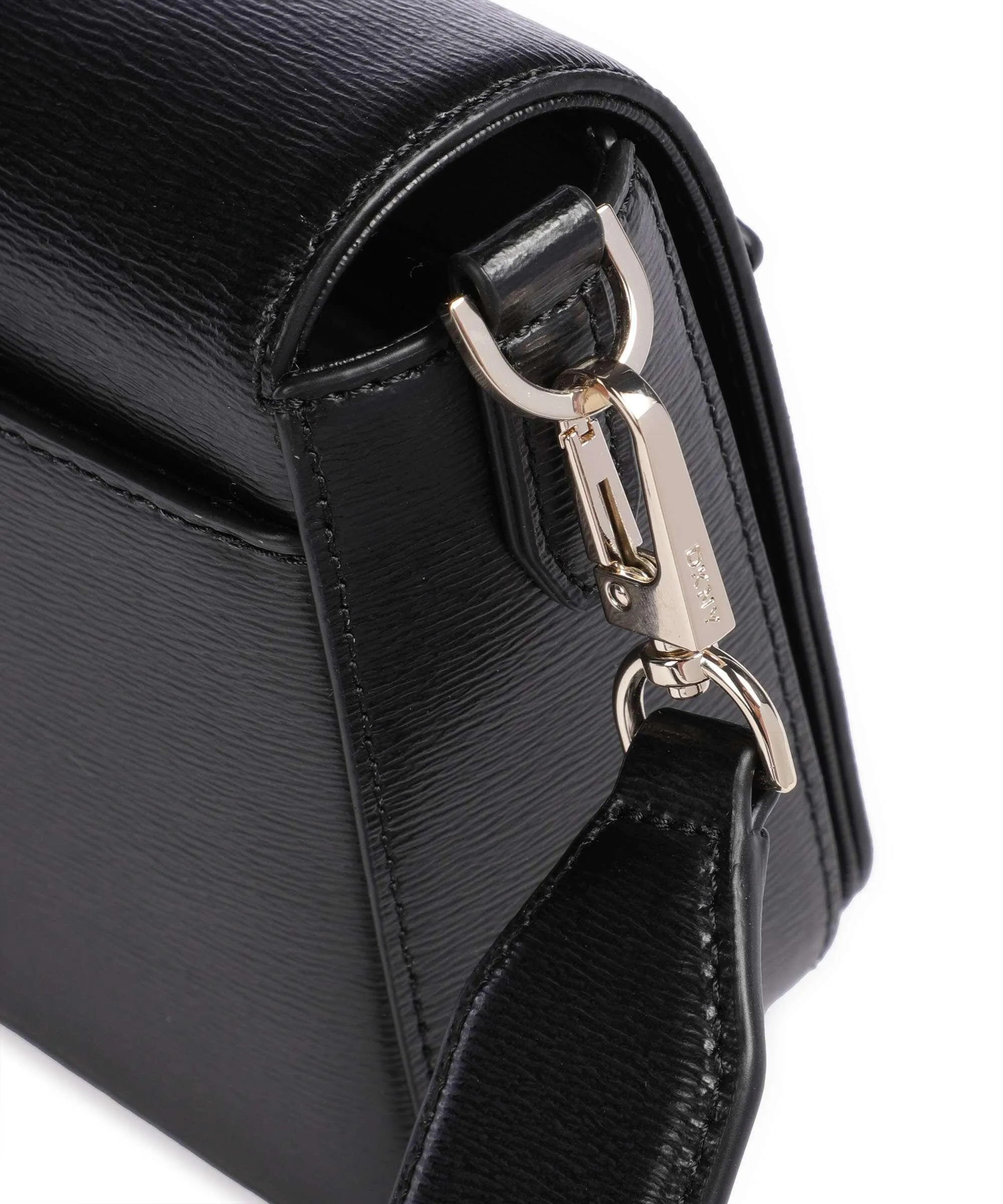  DKNY Bryant Borsa a tracolla pelle di vacchetta finemente grana nero  