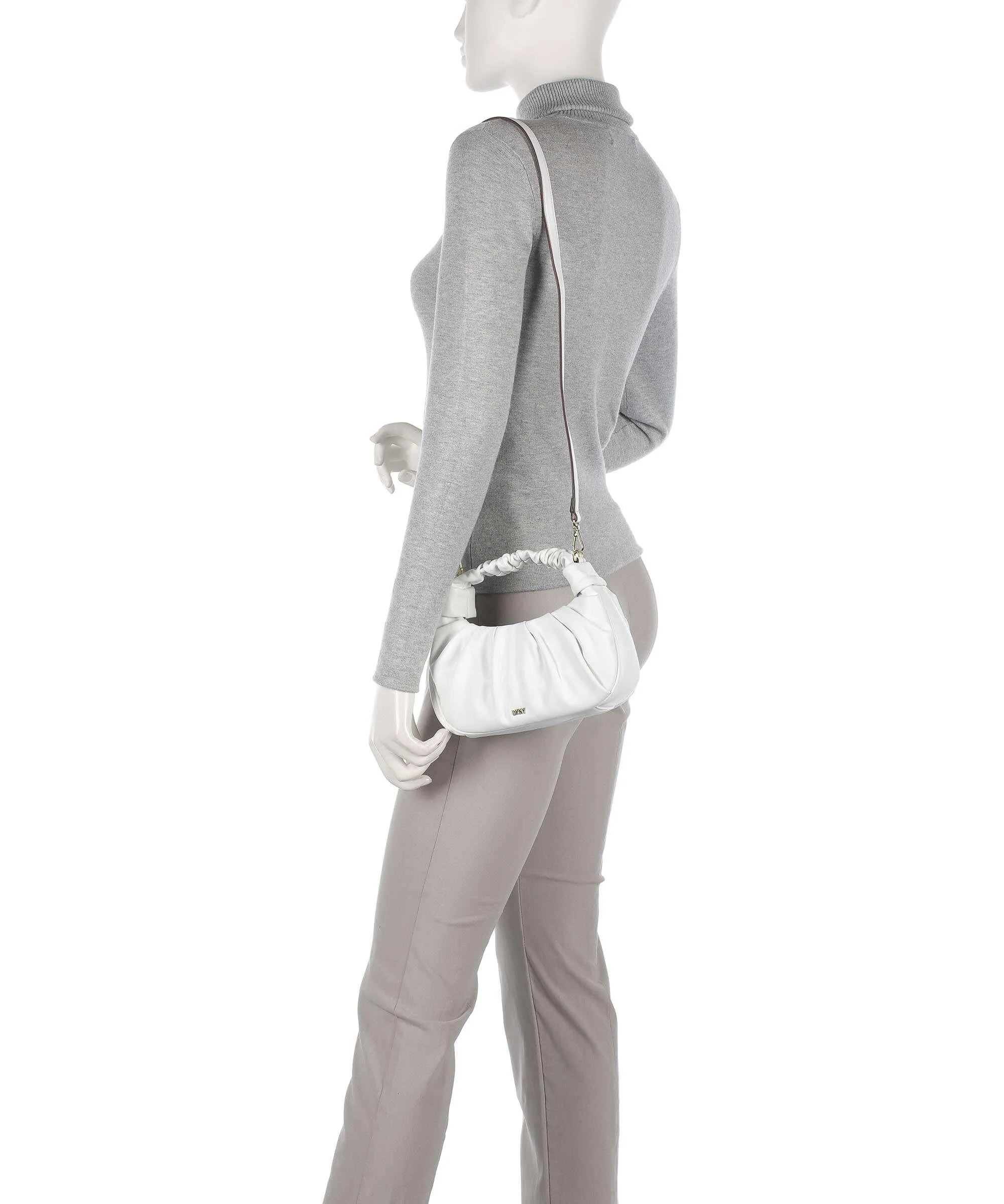  DKNY Reese Borsa a mano pelle sintetica bianco  