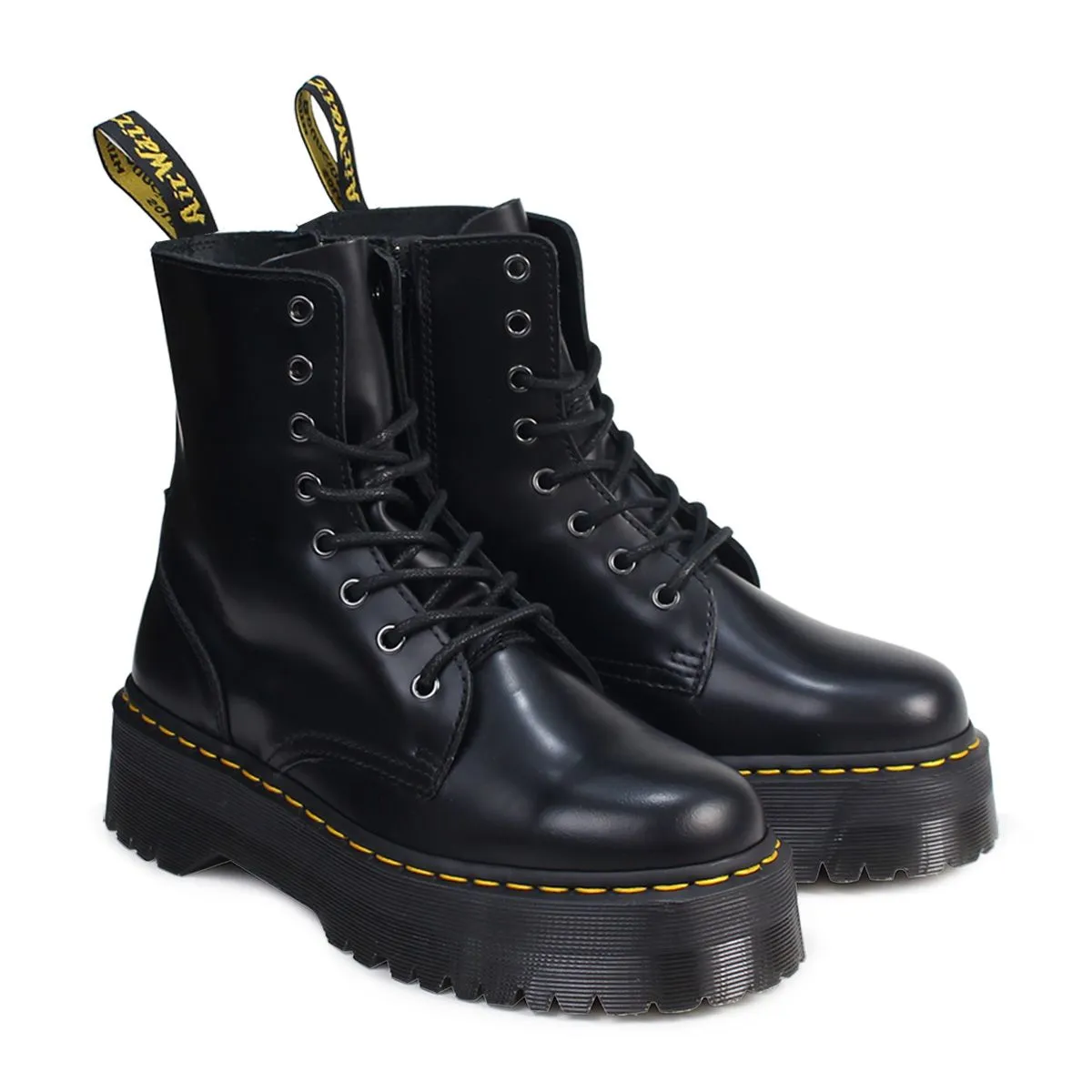 Dr.Martens  Anfibio Jadon Polished Smooth Black 