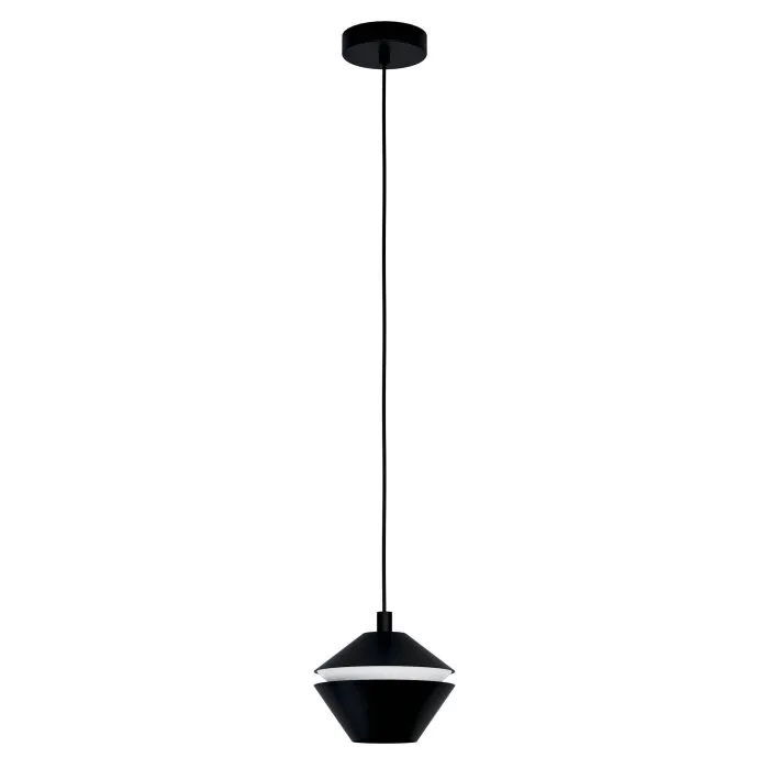 Eglo PERPIGO Lampadario a sospensione LED Nero, 1-Luce