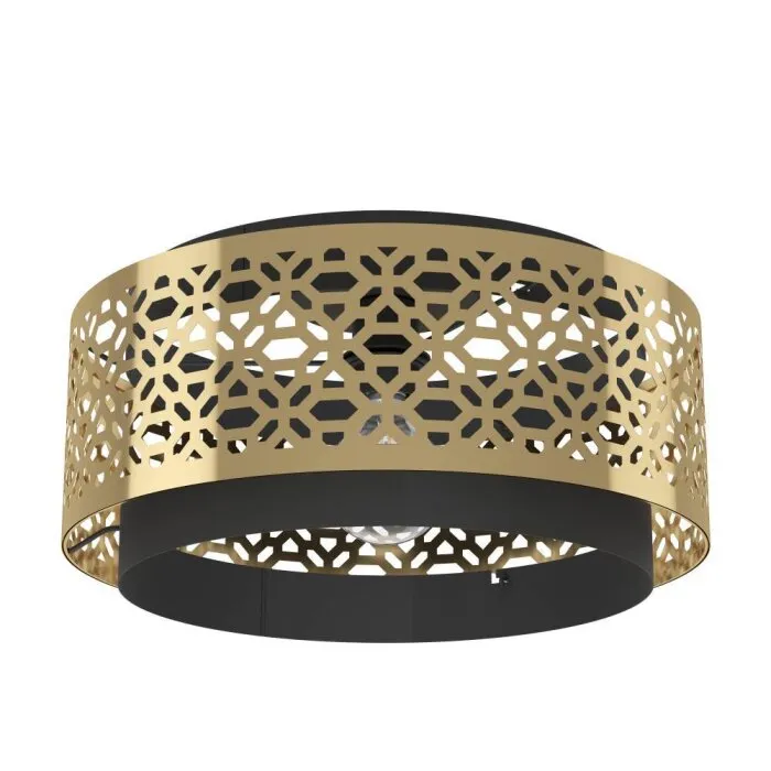 Eglo SANDBACH Plafoniera Nero, 1-Luce