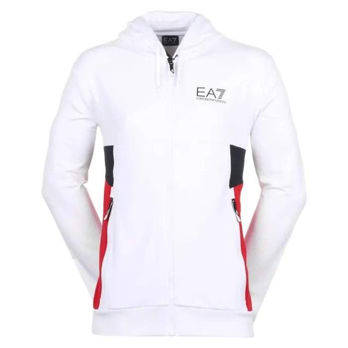     EMPORIO ARMANI 7 EA7 TRAIN SUMMER BLOCK HOODIE 3DPM15 1100