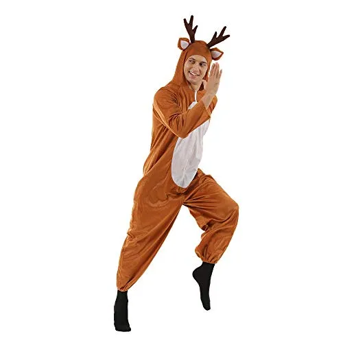 EraSpooky Costume da Alce di Natale per Adulti Costume Cosplay per la Vigilia di Natale Regali per Bambini