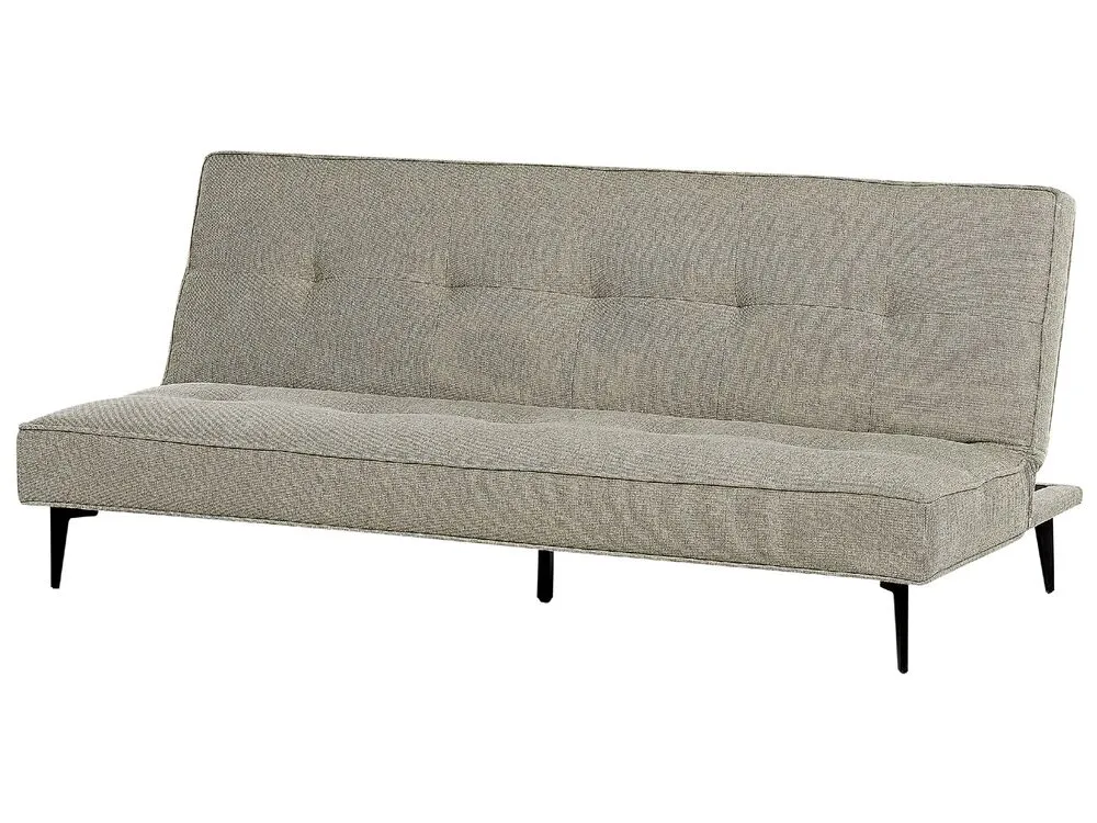 Fabric Sofa Bed Light Green ESSVIK