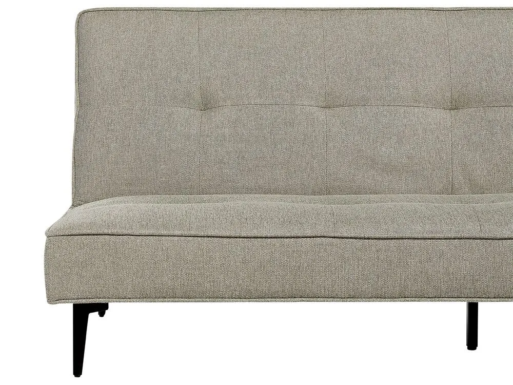 Fabric Sofa Bed Light Green ESSVIK