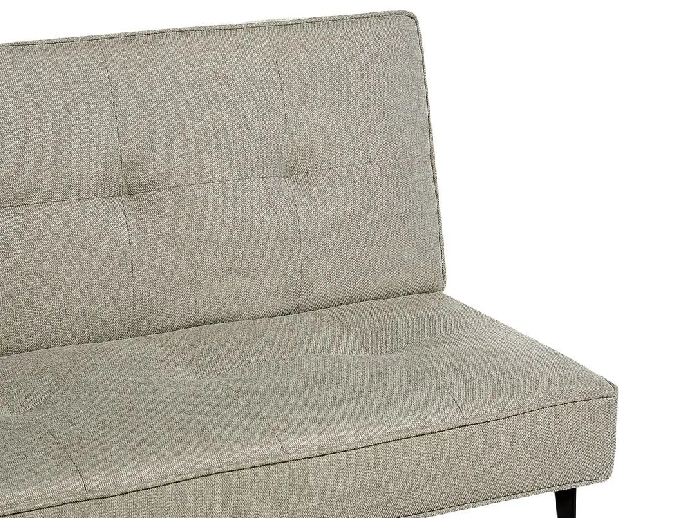 Fabric Sofa Bed Light Green ESSVIK