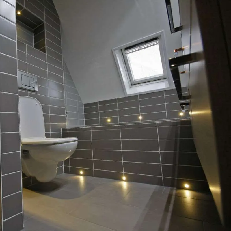 Faretto da incasso 'Komo 10 IP65' moderno acciaio inossidabile - include LED / esterno, interno