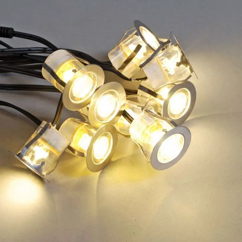 Faretto da incasso 'Komo 10 IP65' moderno acciaio inossidabile - include LED / esterno, interno