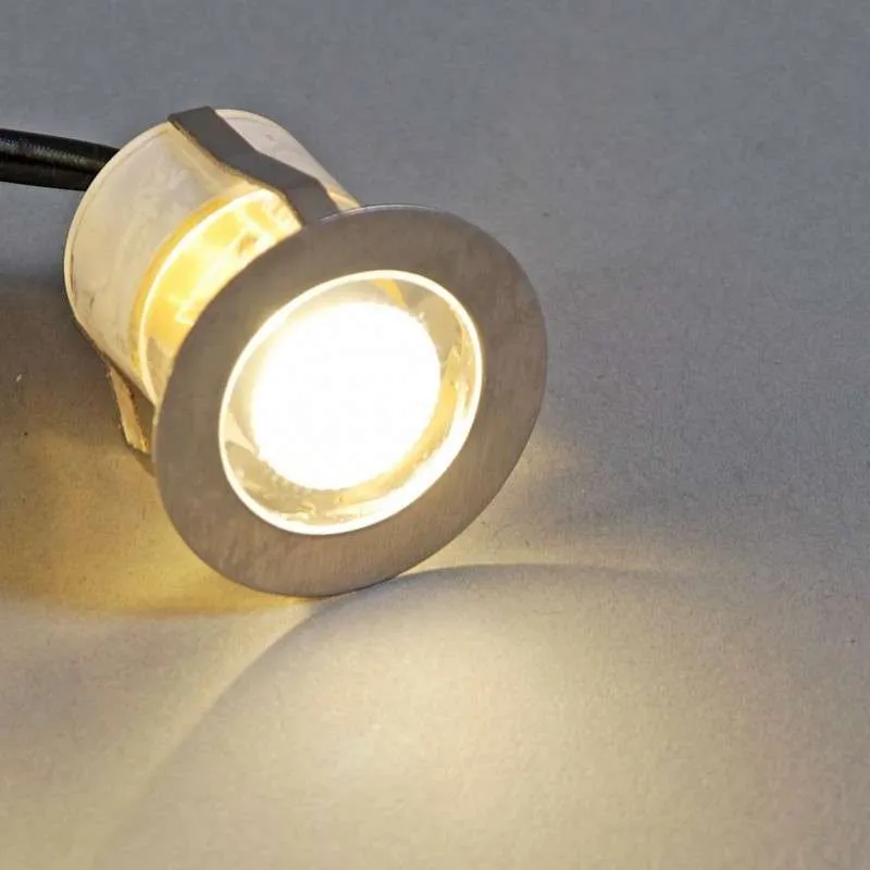 Faretto da incasso 'Komo 10 IP65' moderno acciaio inossidabile - include LED / esterno, interno