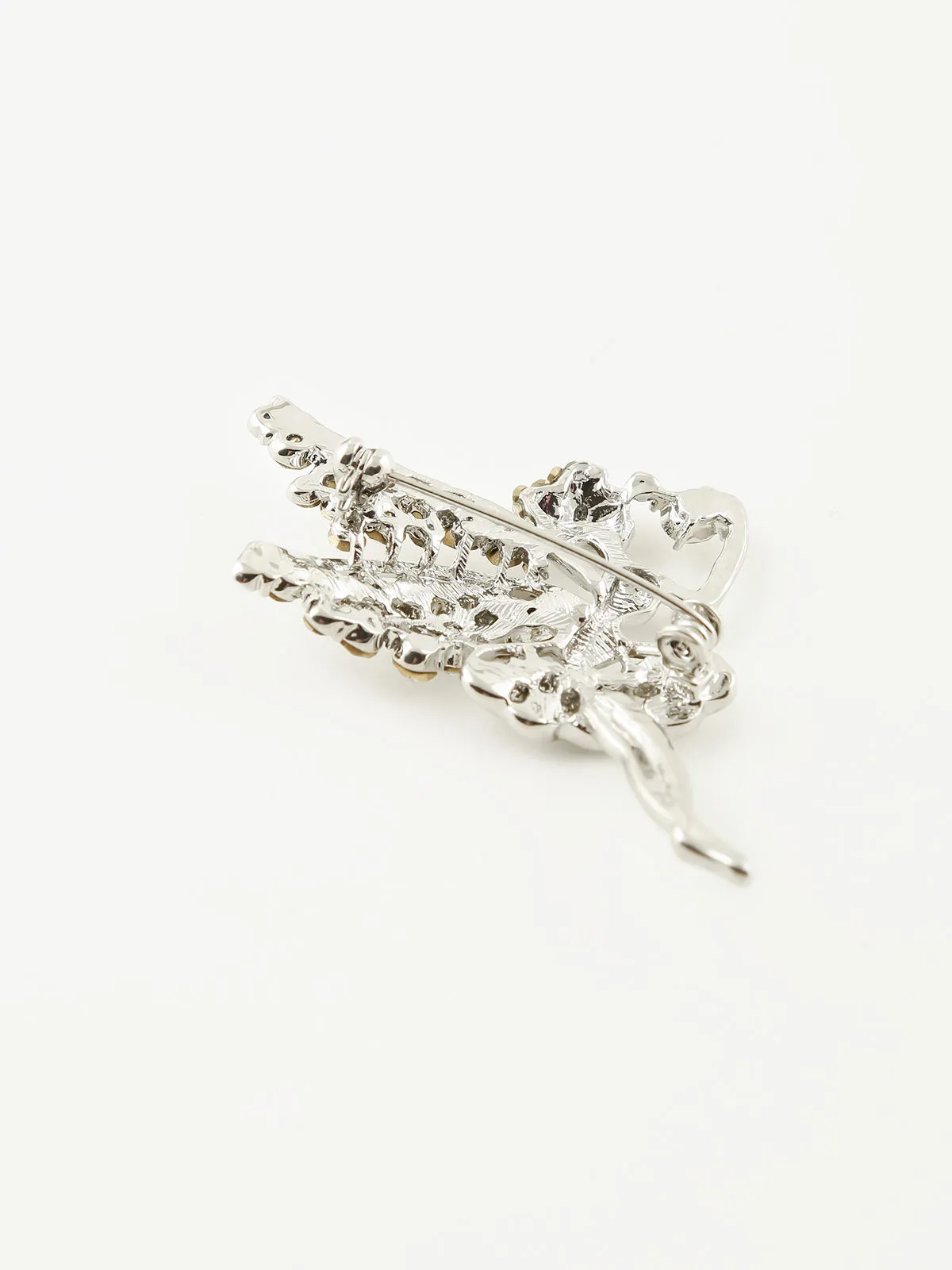 Fashion Jewellery Broche ballerine avec strass