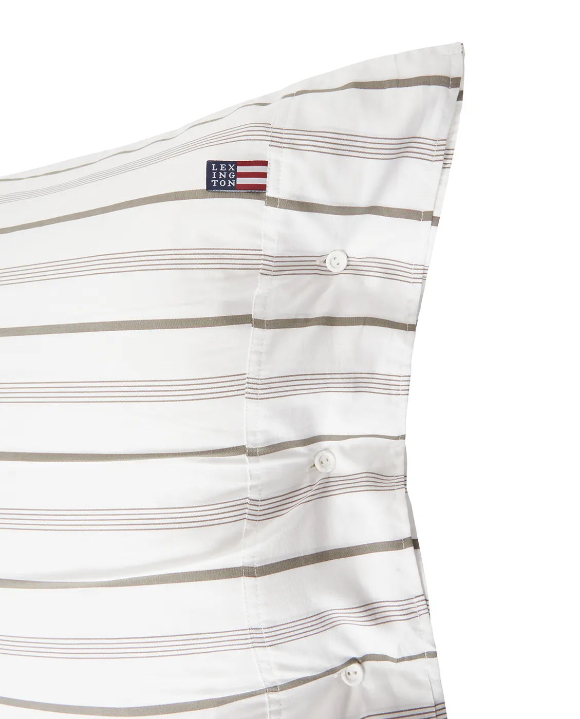 Federa in Cotone a Righe Poplin 65x65 cm.jo{font-size:18px}White