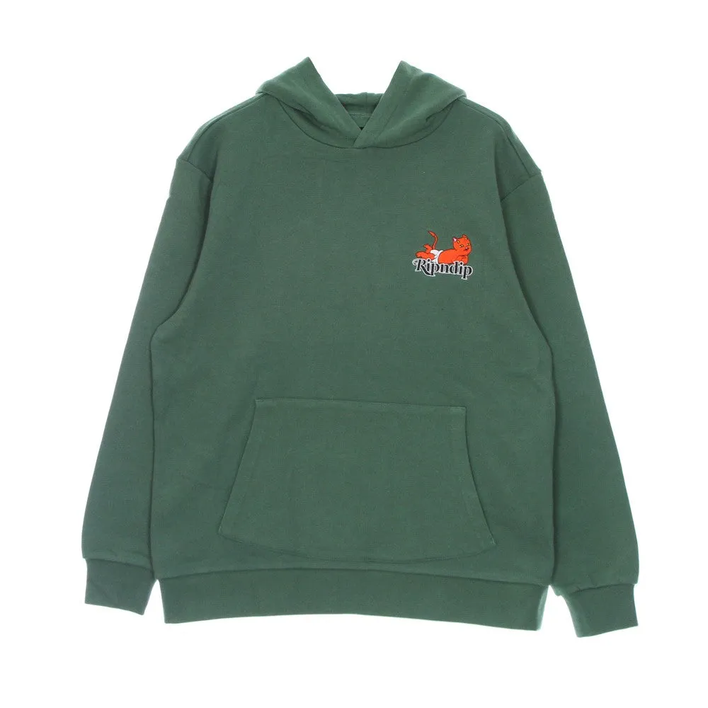 Felpa Cappuccio Uomo Devil Baby Hoodie Dark Sage
