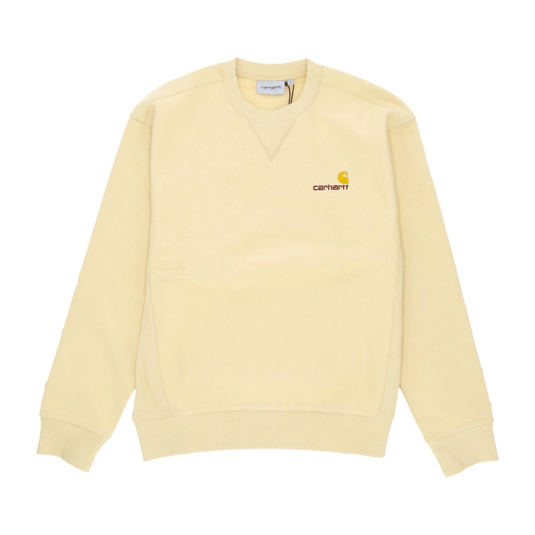 Felpa Girocollo Uomo American Script Sweat Rattan