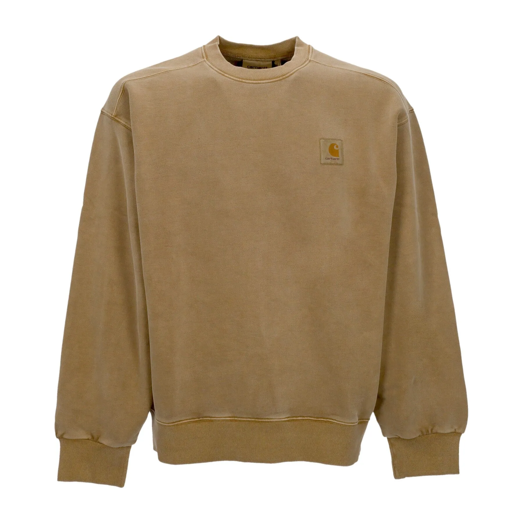 Felpa Girocollo Uomo Vista Sweat Buffalo Garment Dyed