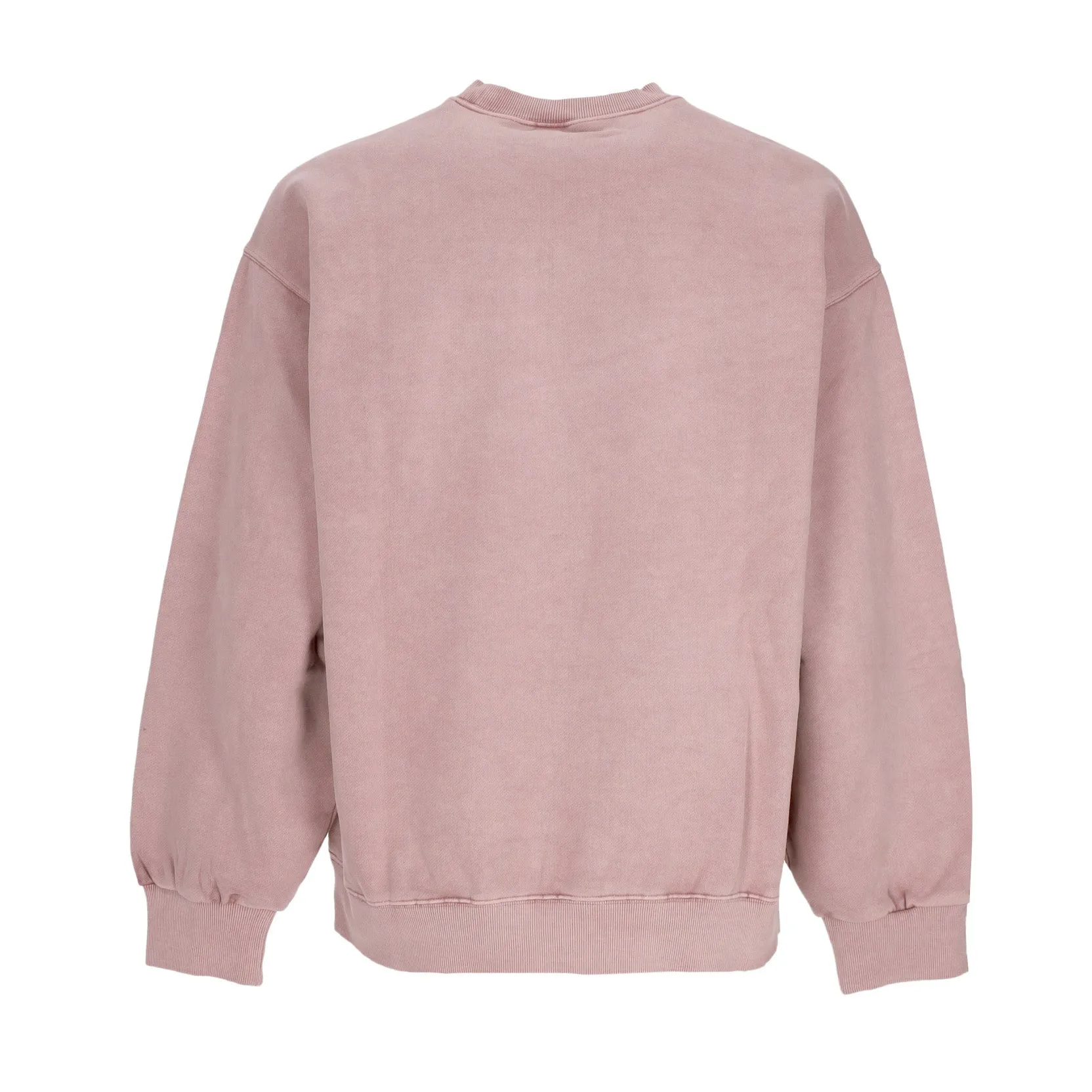 Felpa Girocollo Uomo Vista Sweat Glassy Pink Garment Dyed
