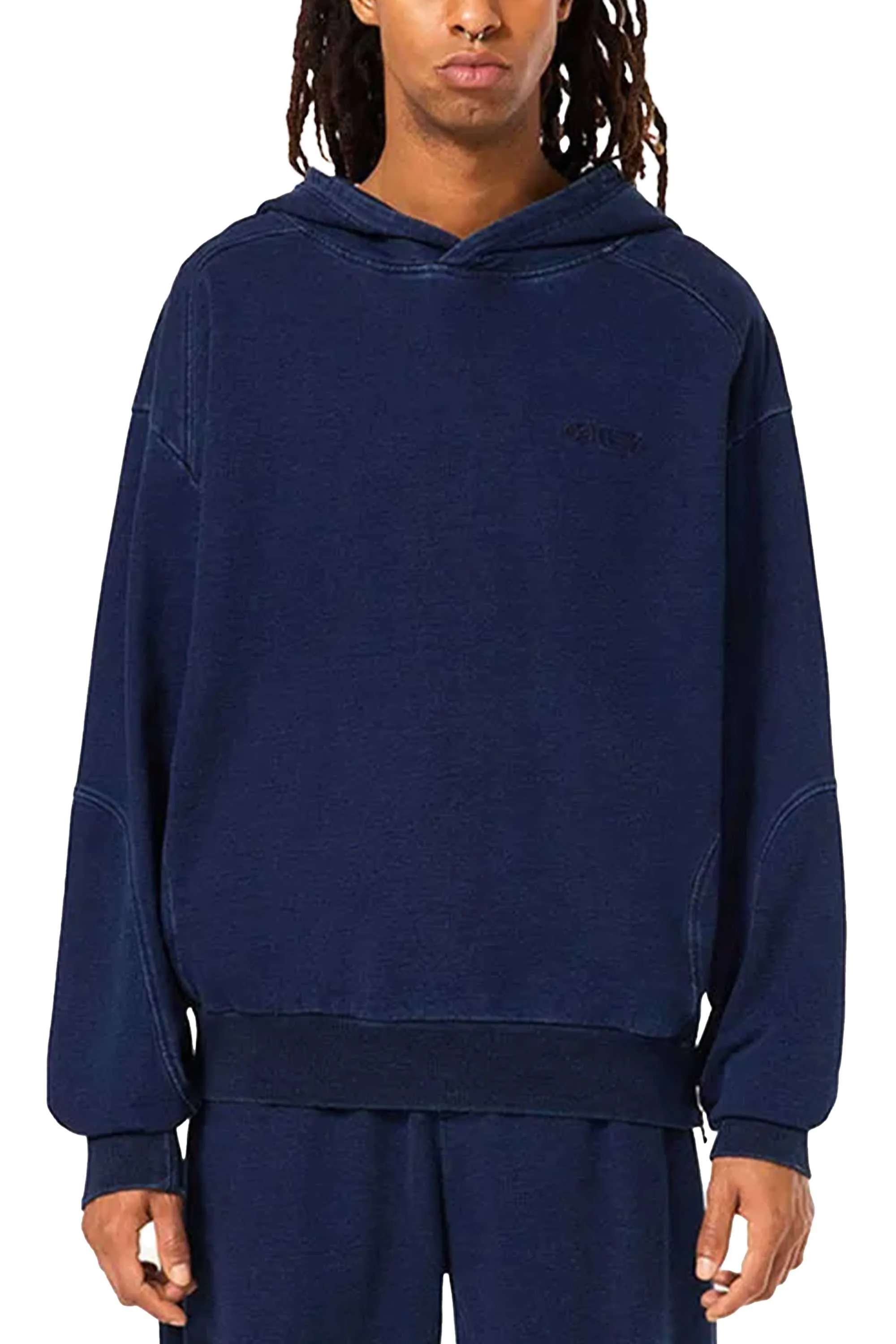         FELPA INDIGO SIDE ZIP HOODIE