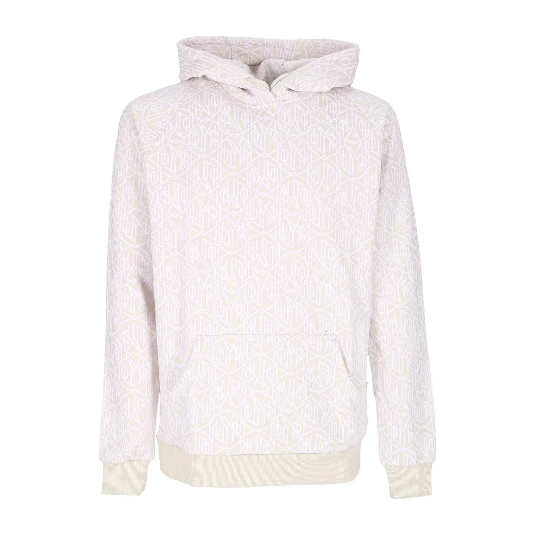 Felpa Leggera Cappuccio Uomo Monogram Dlynr Hoodie Beige