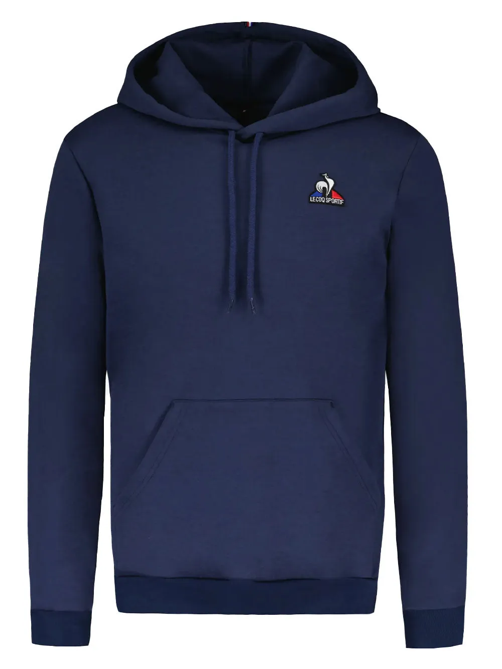 Felpa Uomo blu con logo ricamato