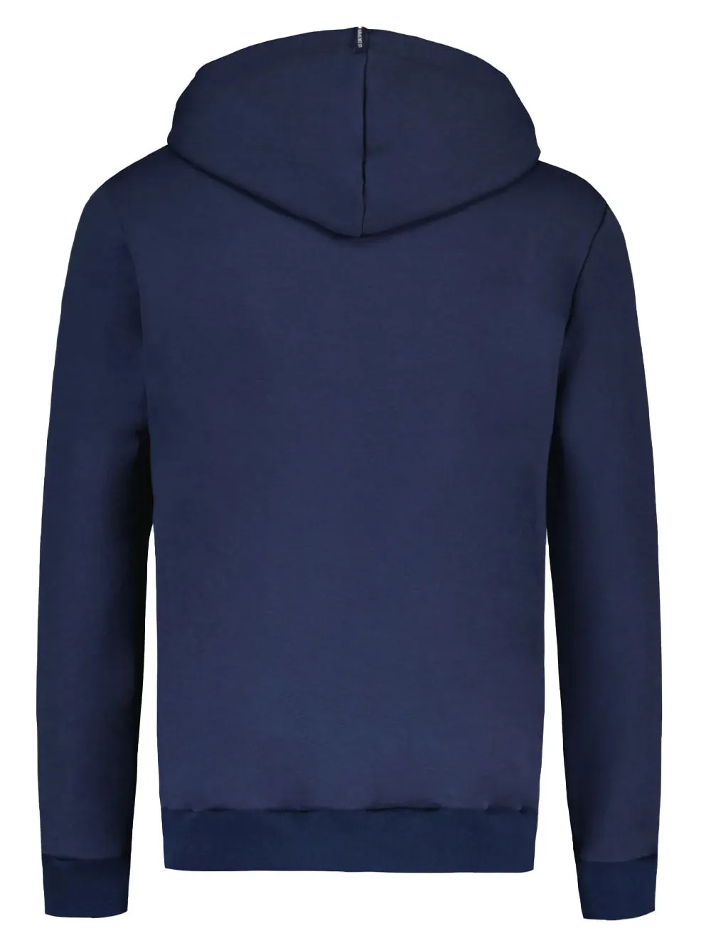 Felpa Uomo blu con logo ricamato
