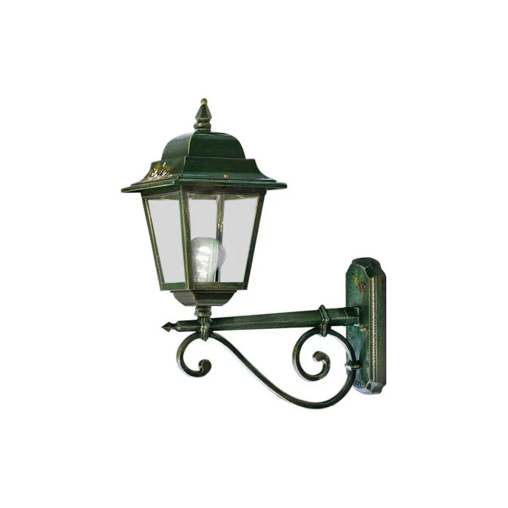 FerroLuce  Lampada da parete da esterni con paralume in vetro dal design rustico Gorizia - 75W
