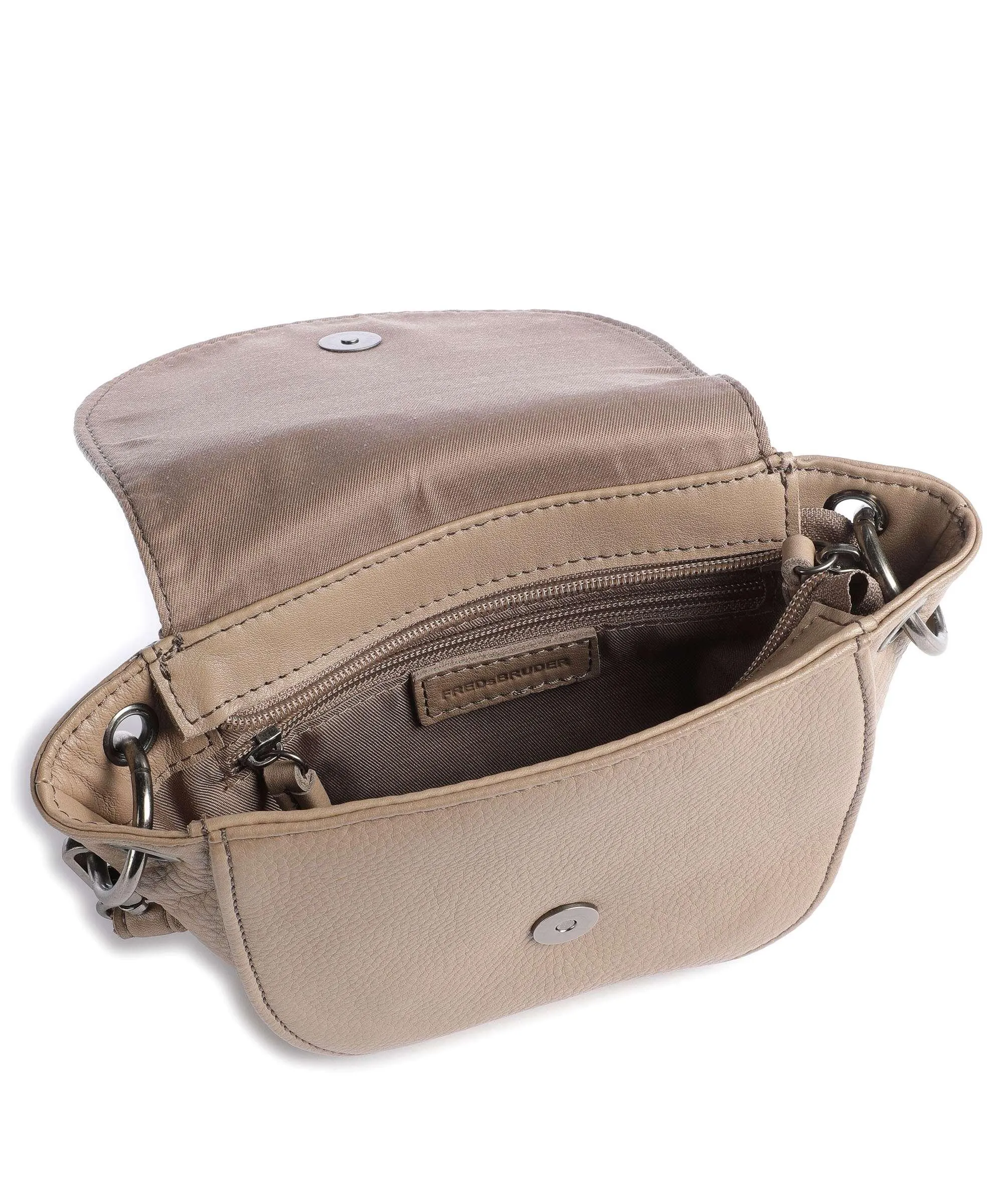  FredsBruder Leia Borsa a tracolla pelle granulata marrone chiaro  