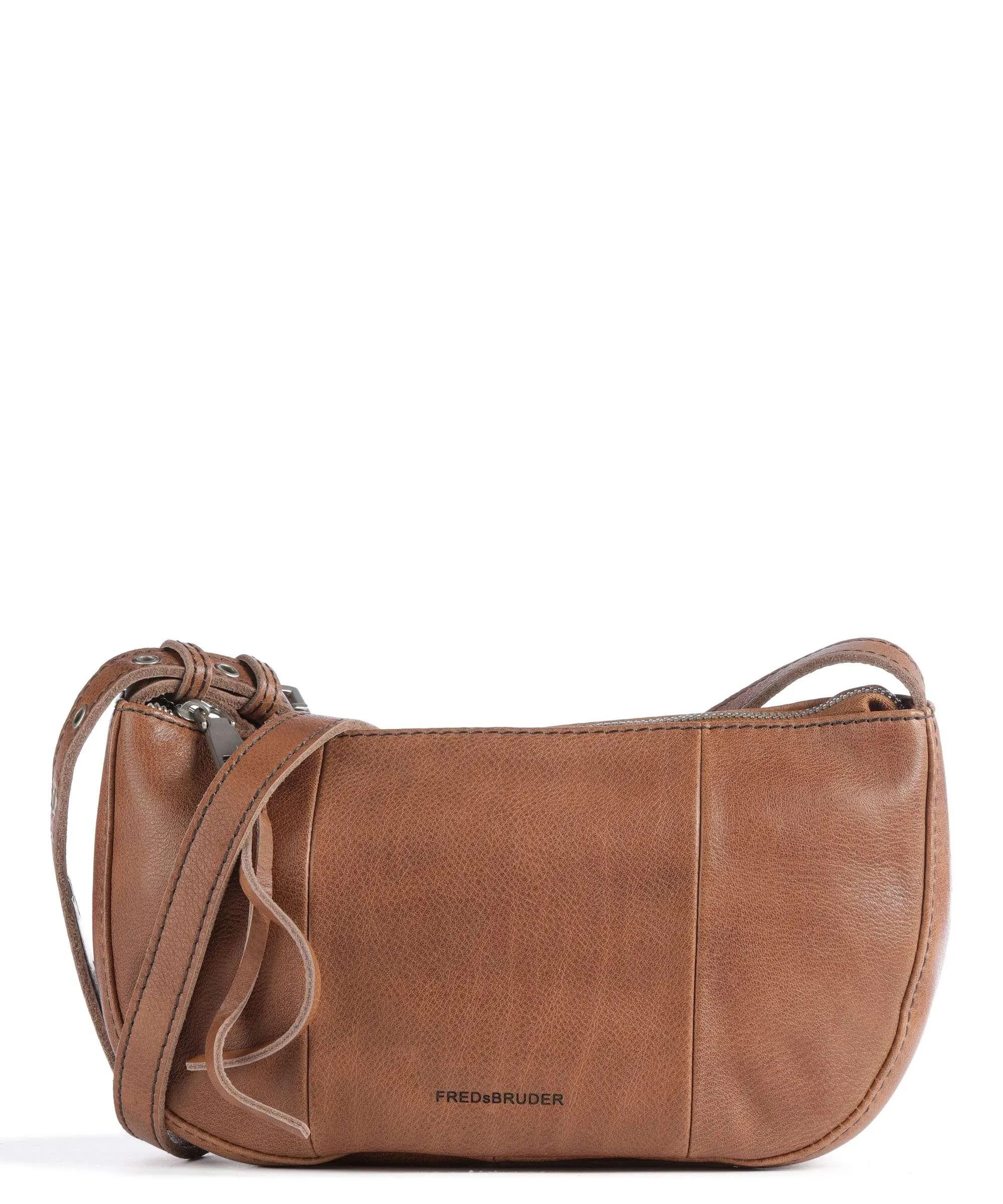  FredsBruder Mia Borsa a tracolla pelle granulata cognac  